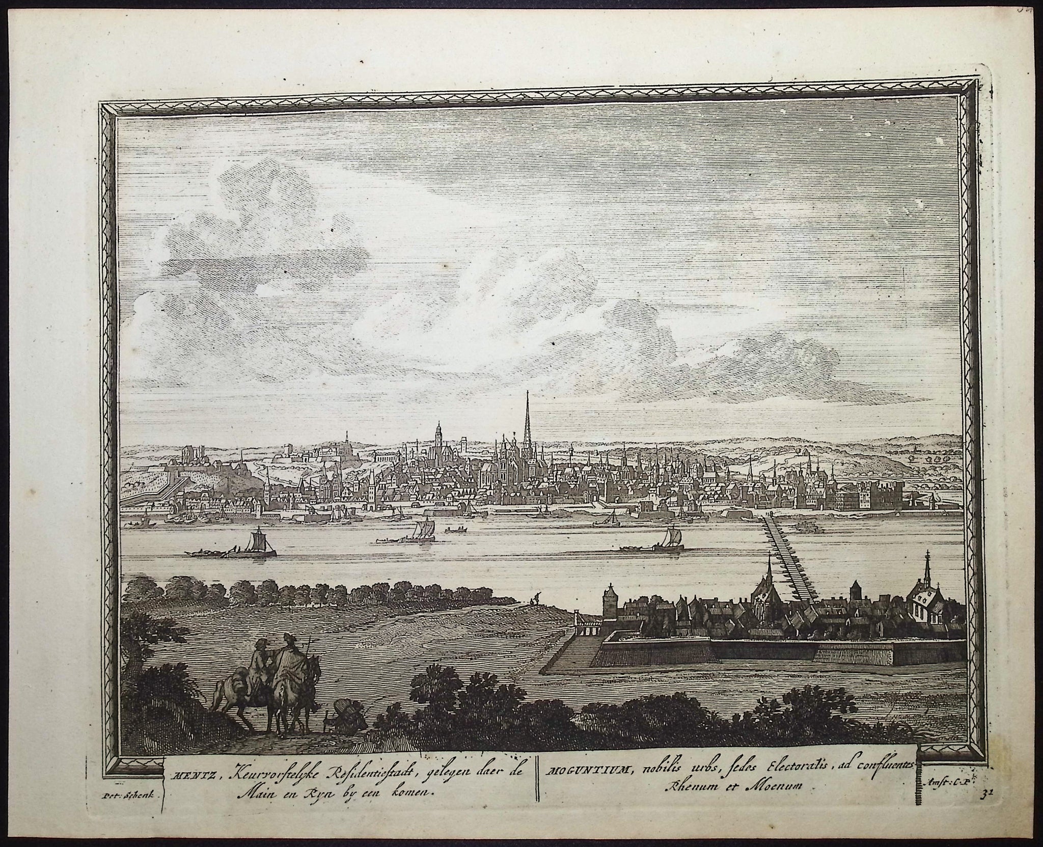 View of Mainz, Germany (Mentz)