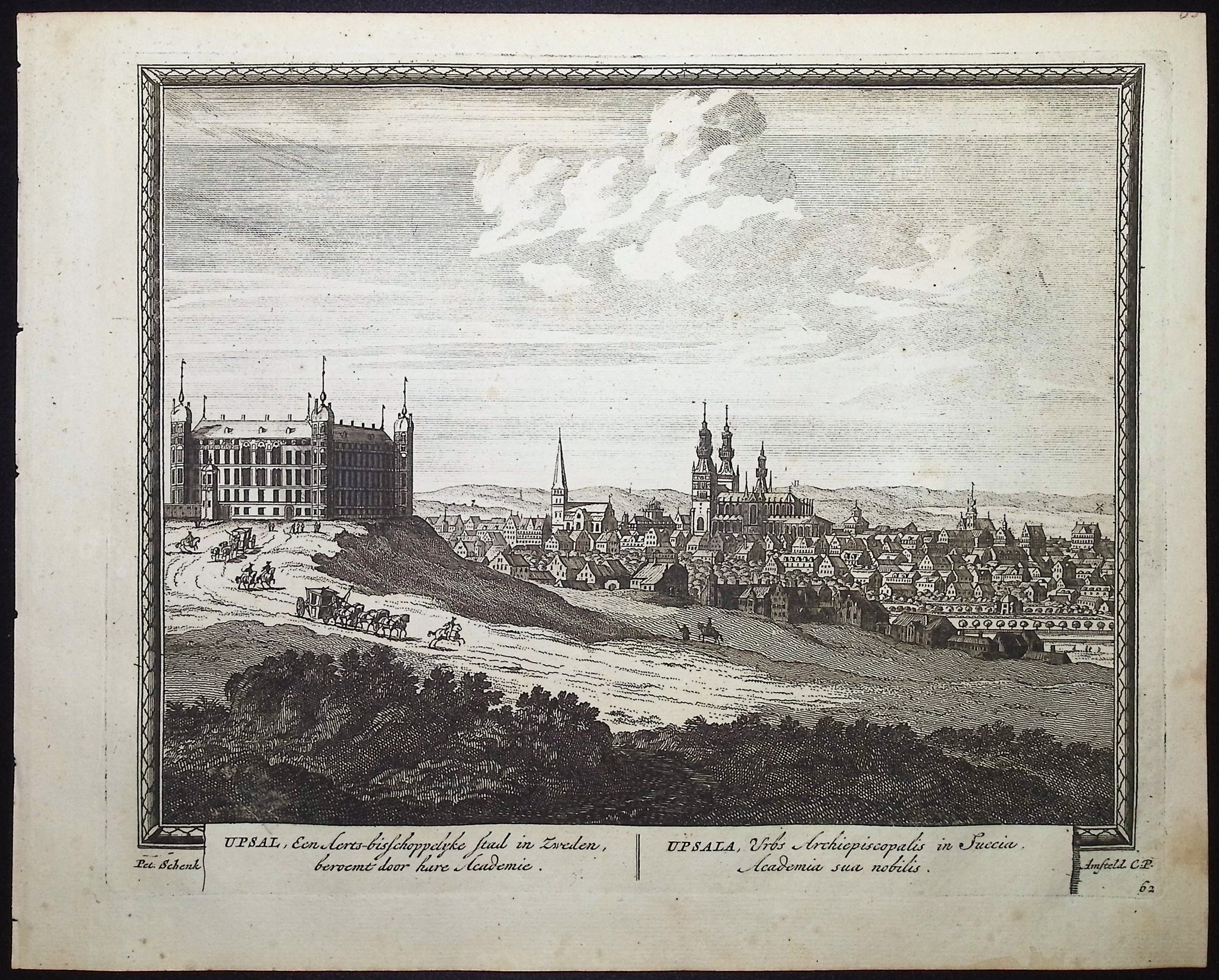 View of Uppsala, Sweden (Upsal)