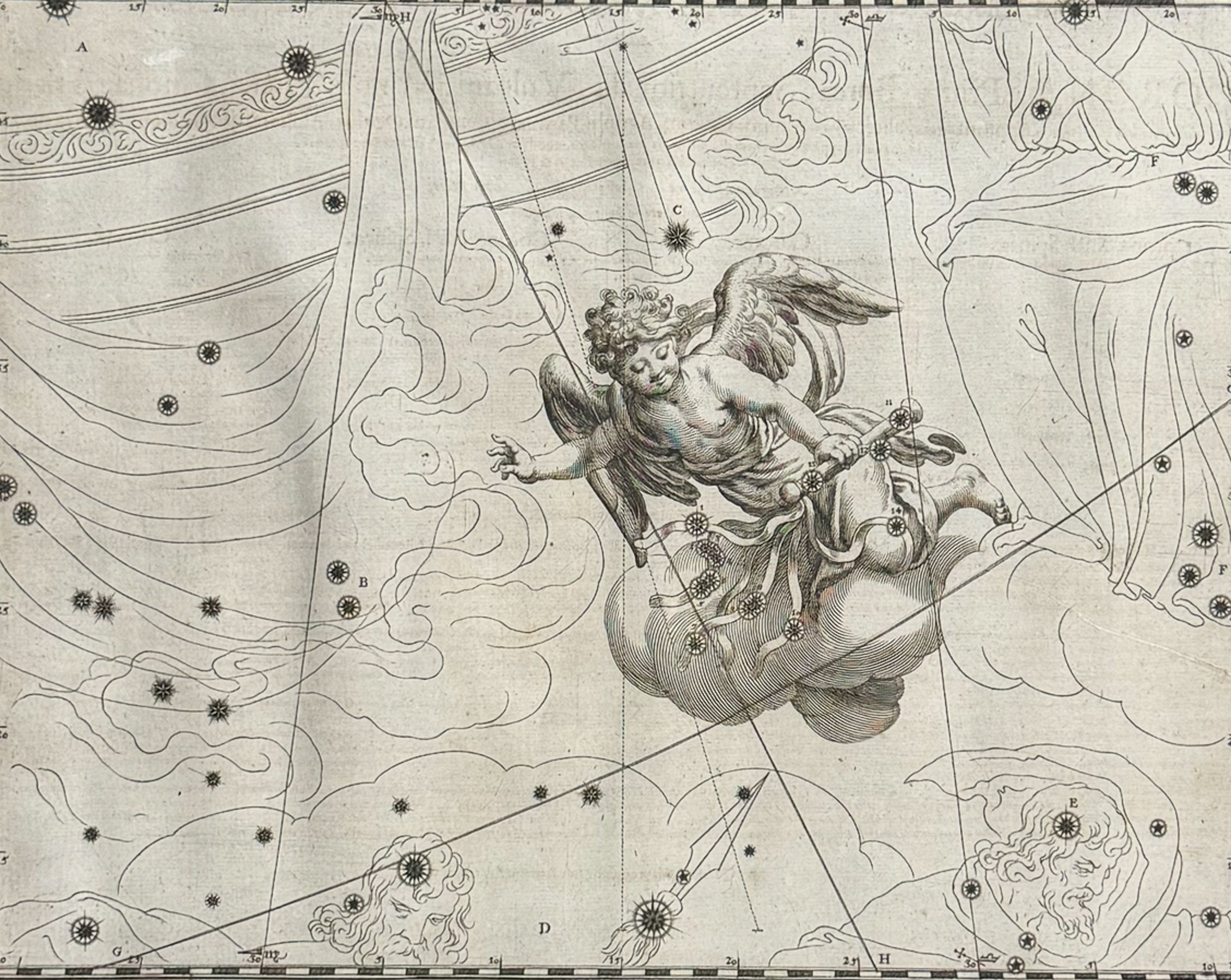 Christianized Constellation of Coma Berenices (Whip of Christ the Lord)