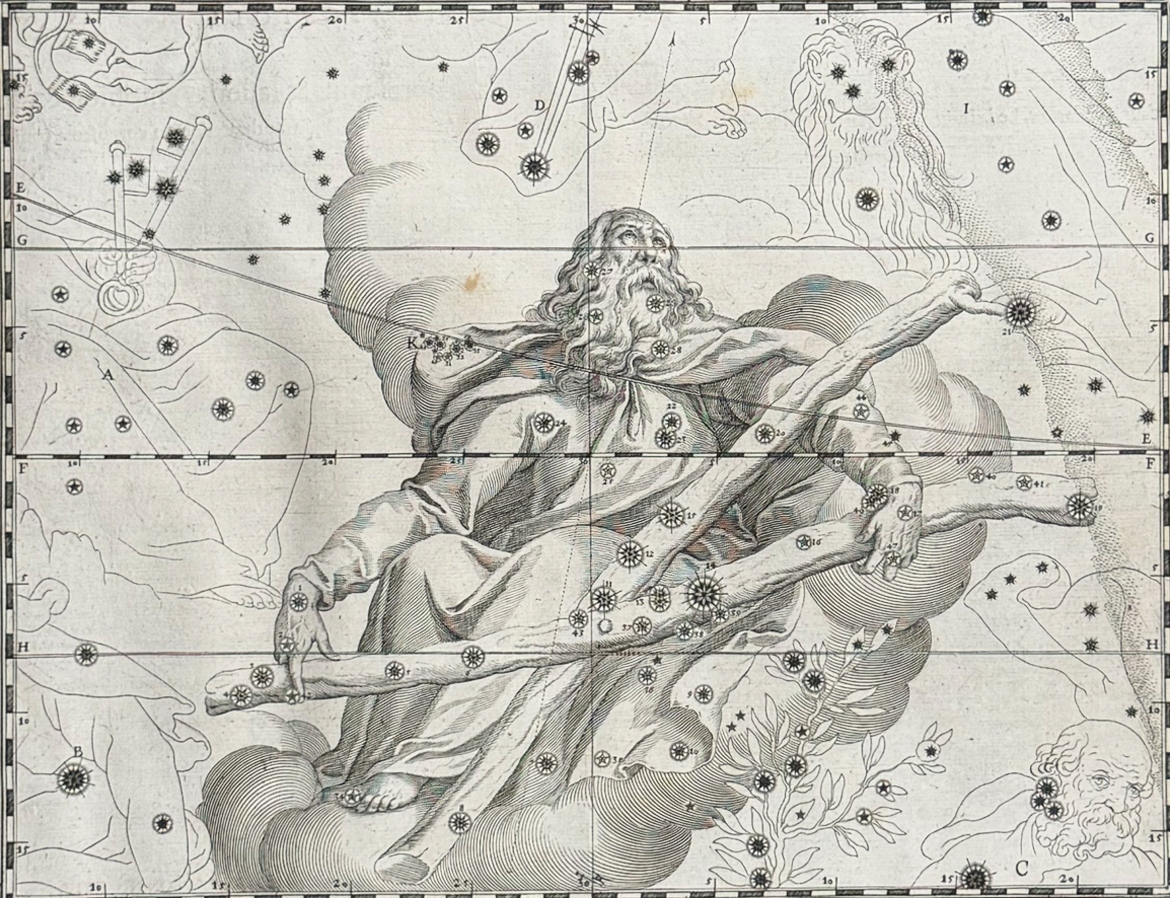 Christianized Constellation of Taurus (Saint Andrew the Apostle)