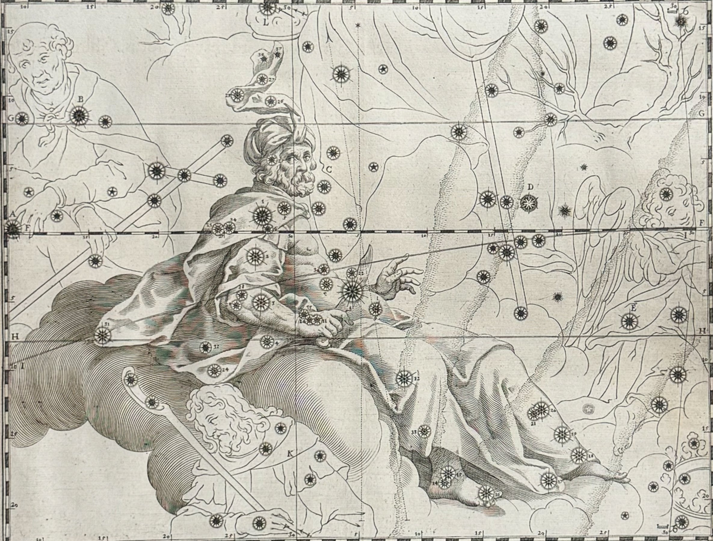 Christianized Constellation of Scorpius (Saint Bartholomew the Apostle)
