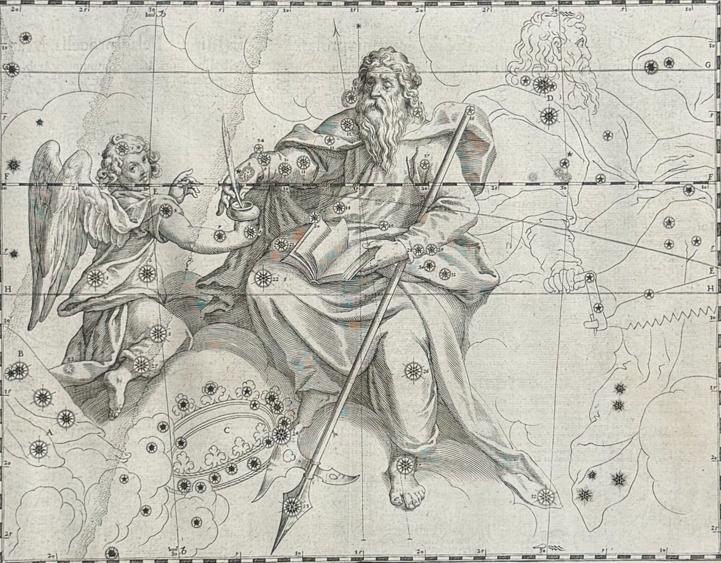 Christianized Constellation of Sagittarius (	Saint Matthew the Apostle and Evangelist)