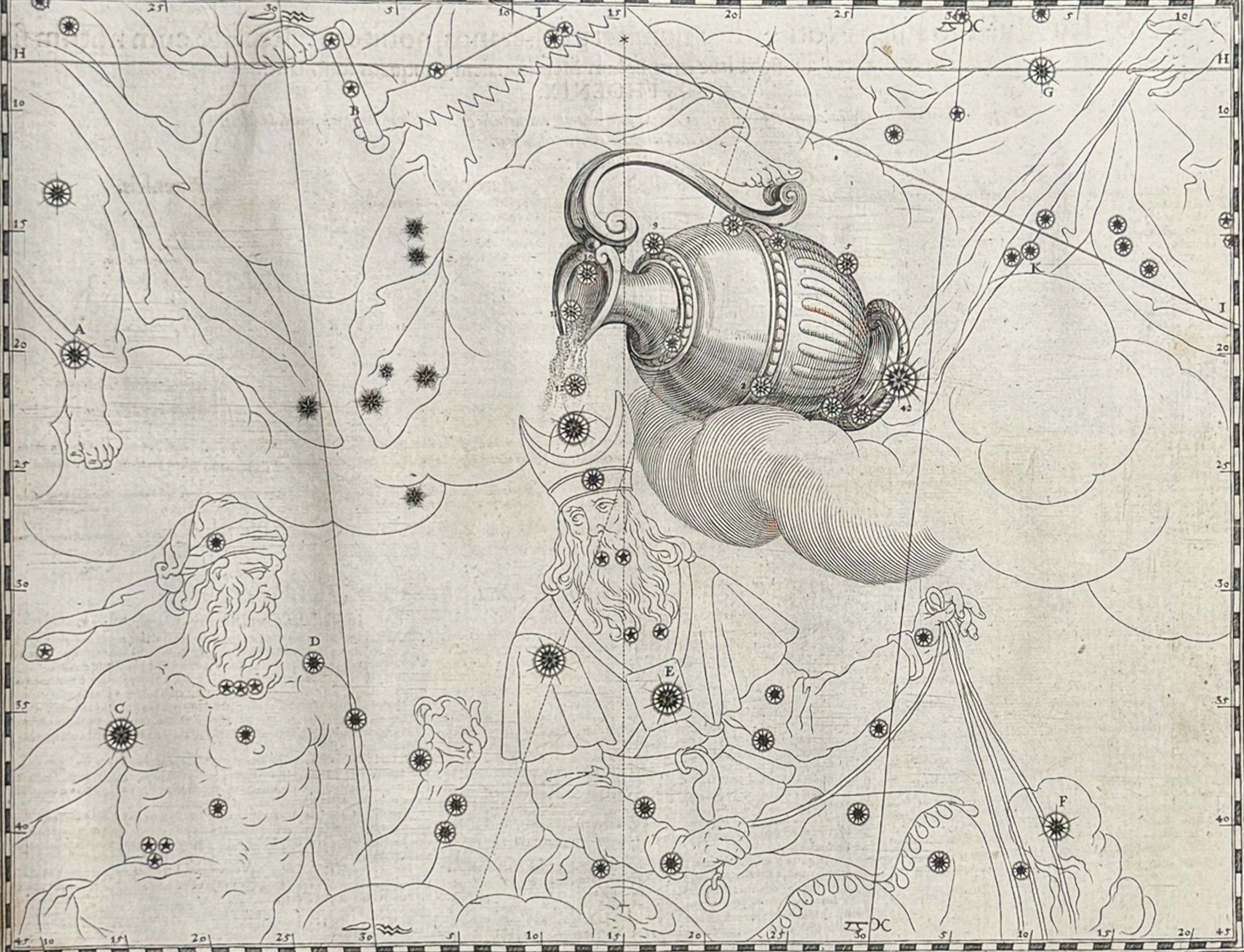 Christianized Constellation of Piscis Austrinus (Flour barrel of the widow of Zarephath)