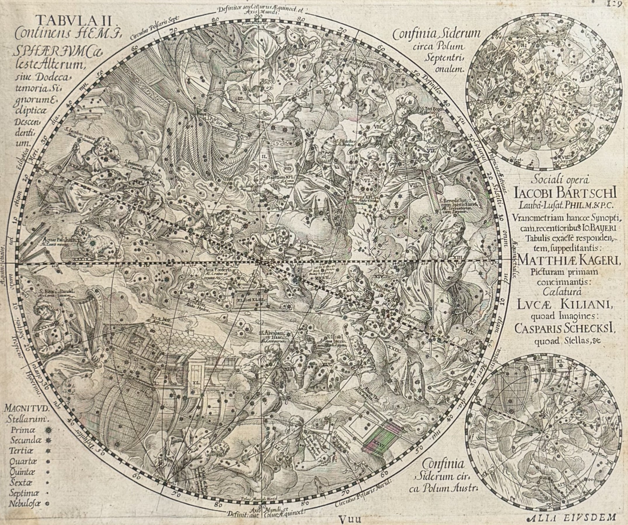 Christianized Constellation Sky Chart