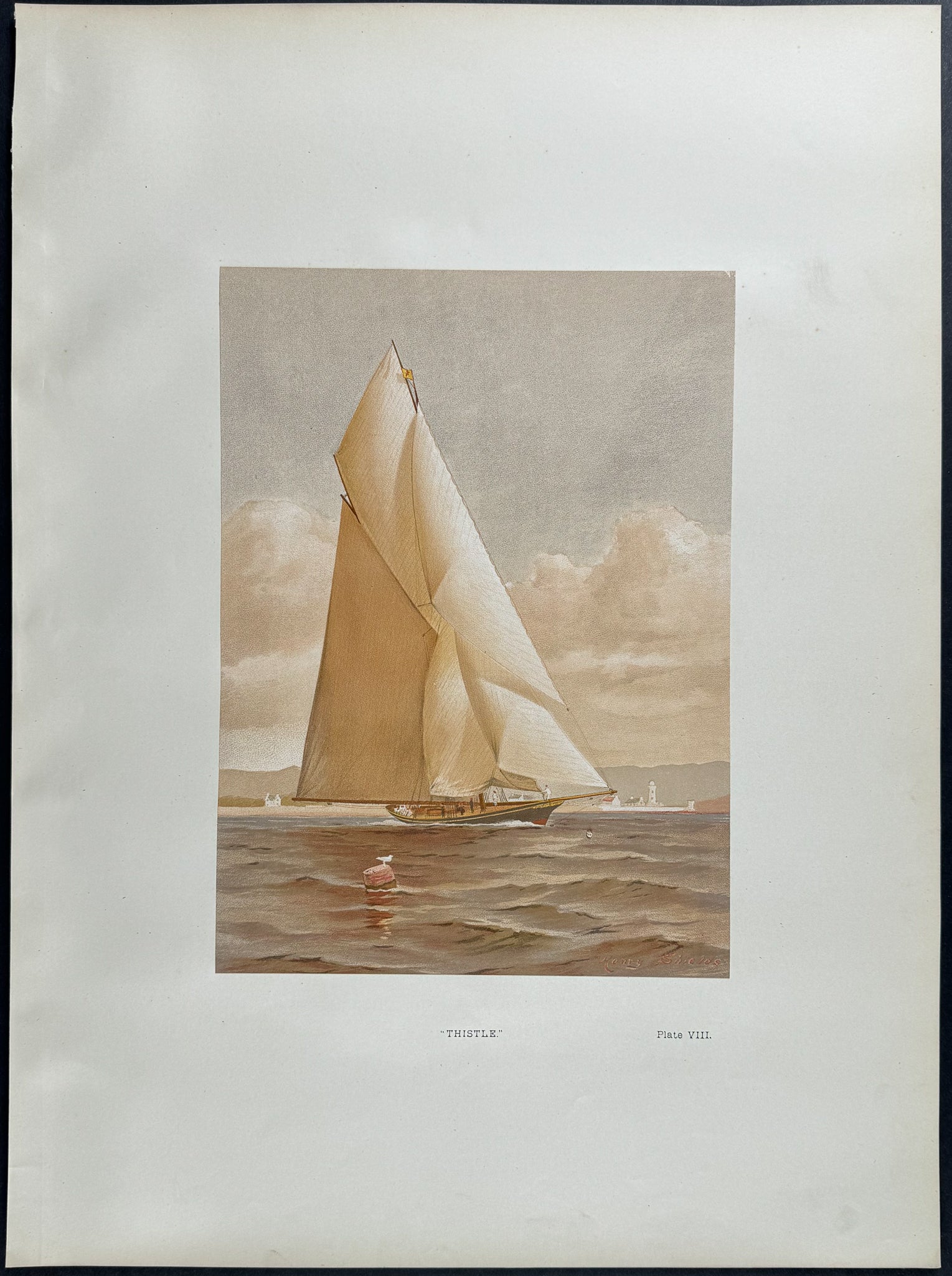 Yacht called "Thistle"