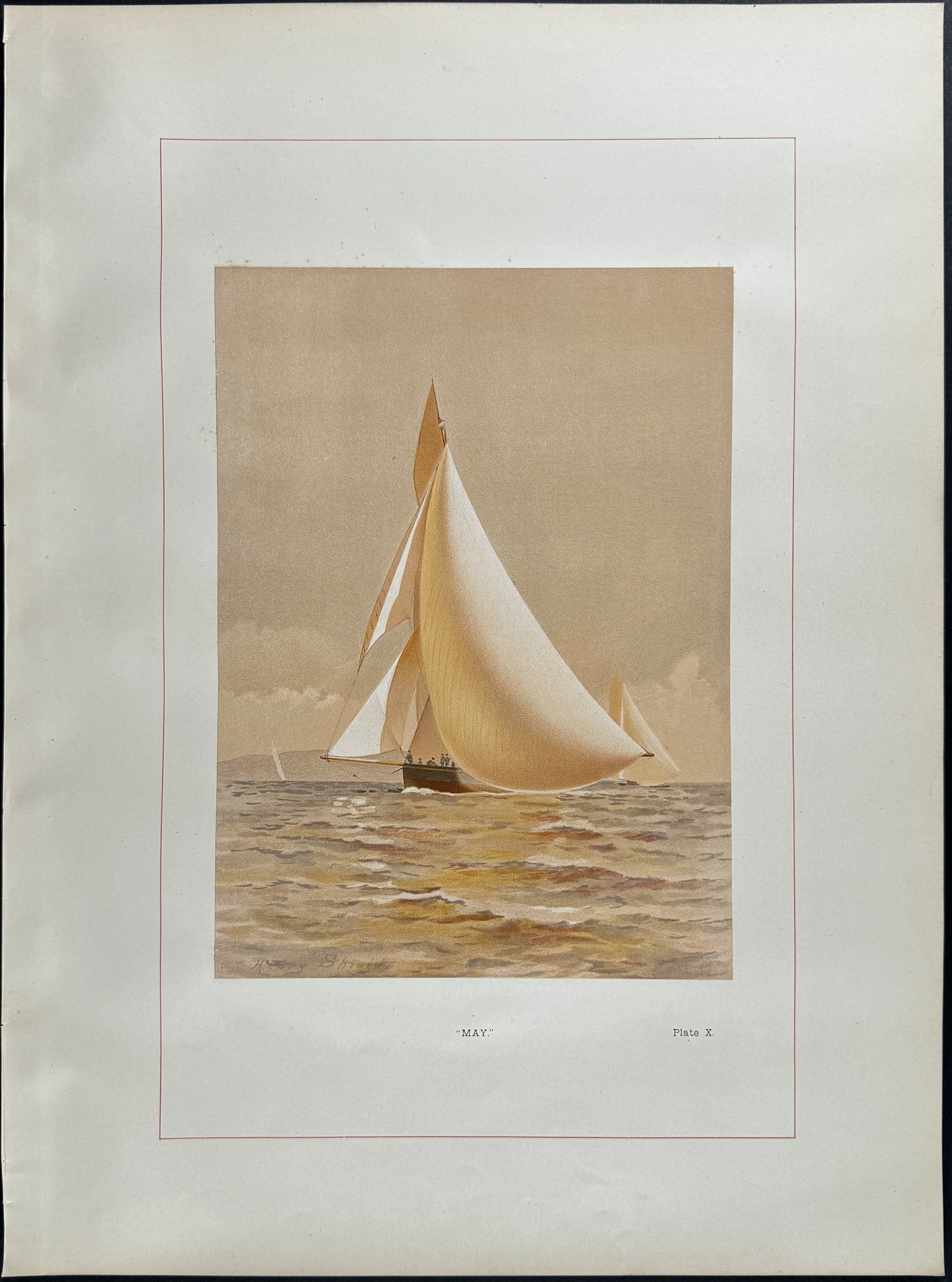 Yacht called "May"