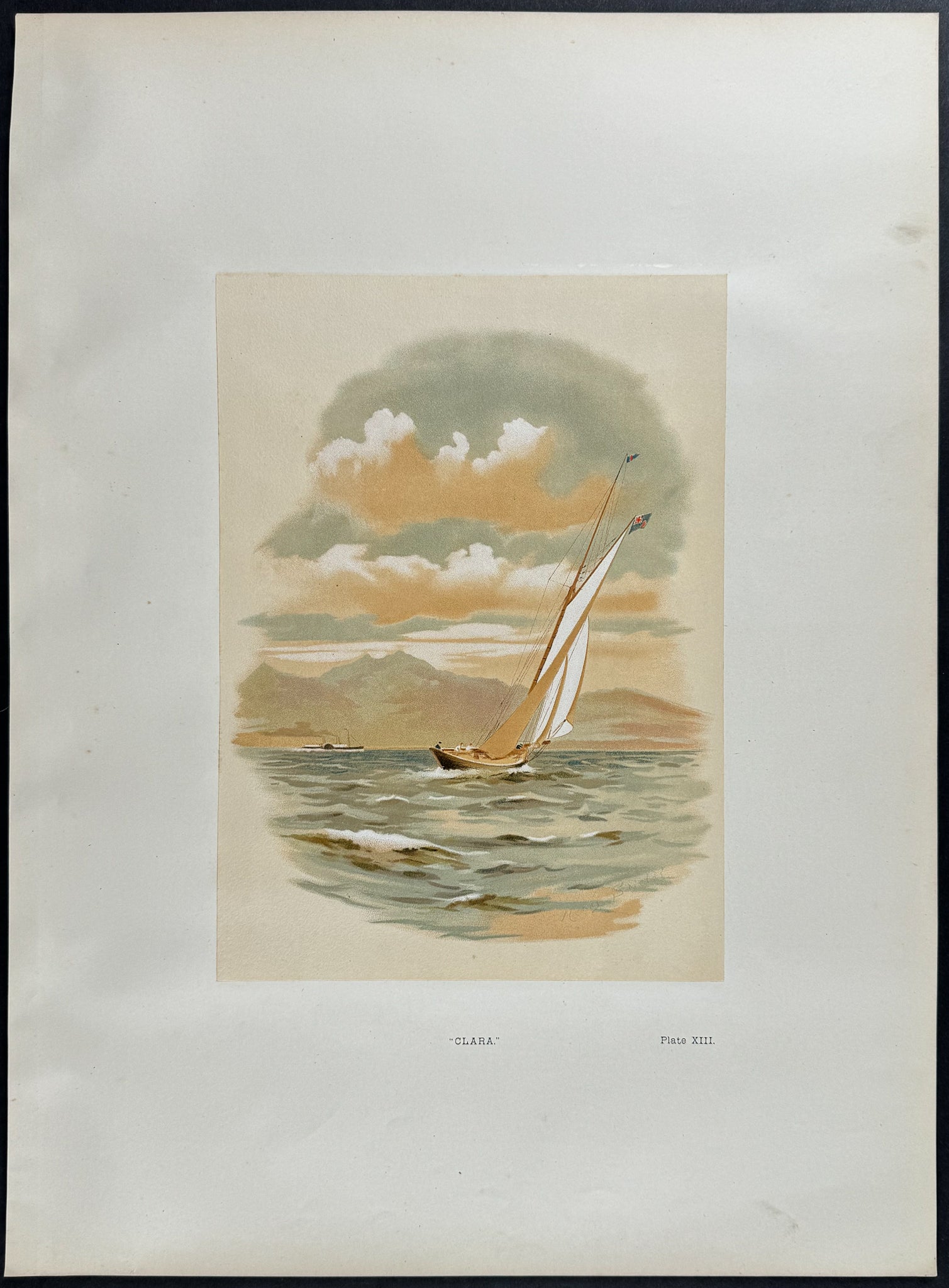 Yacht called "Clara"