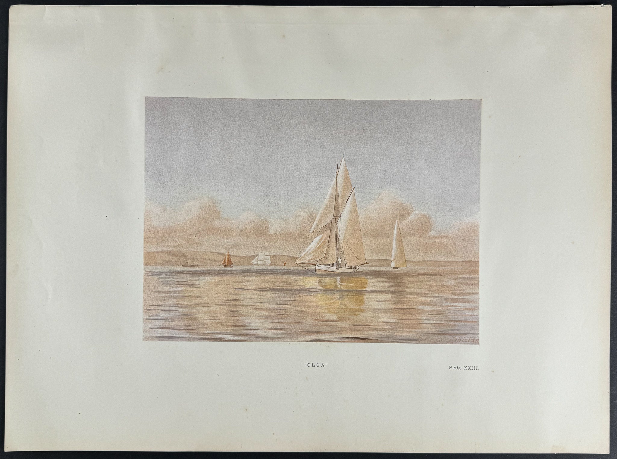 Yacht called "Olga"