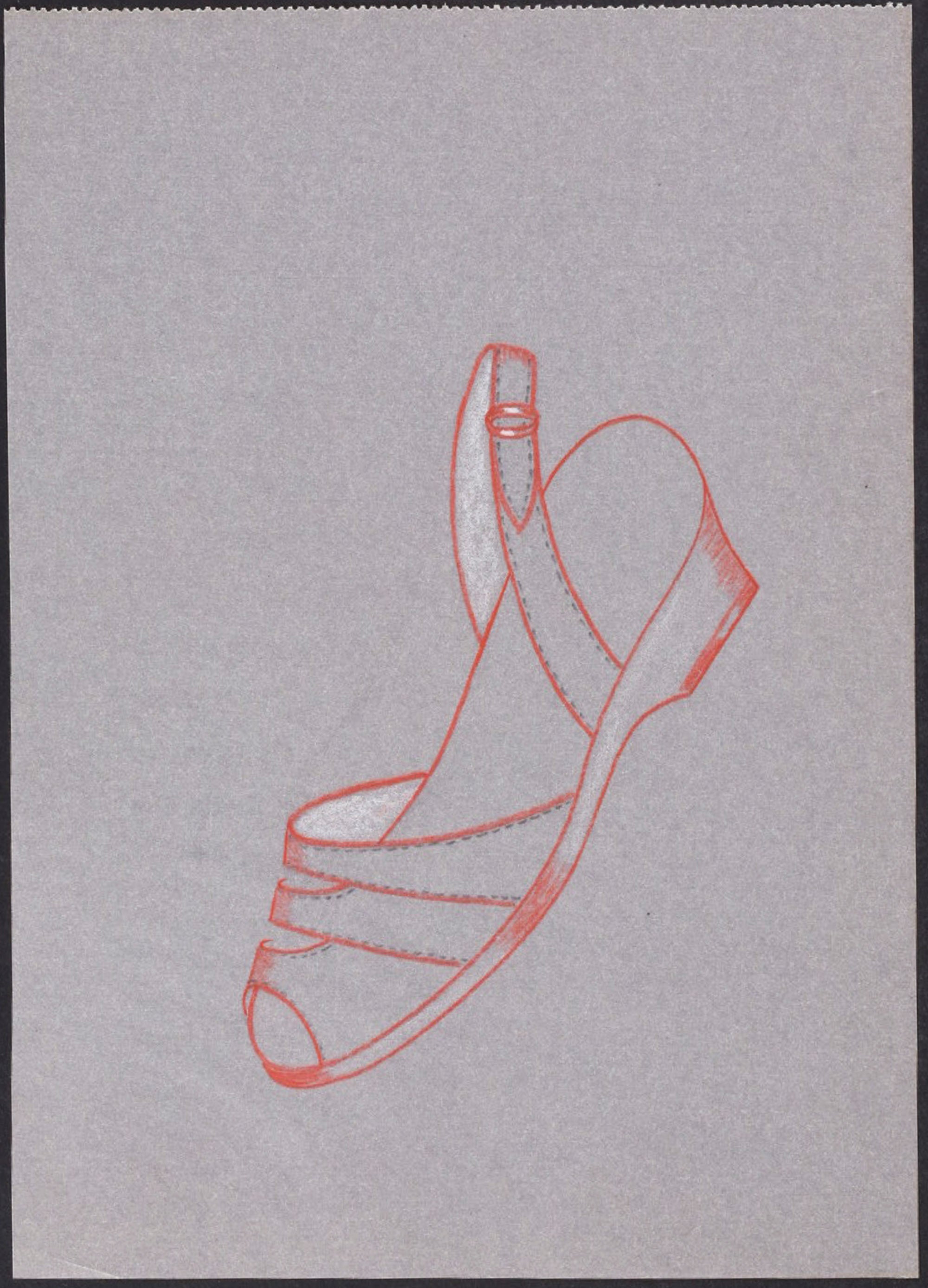 Shoe Pencil Drawing