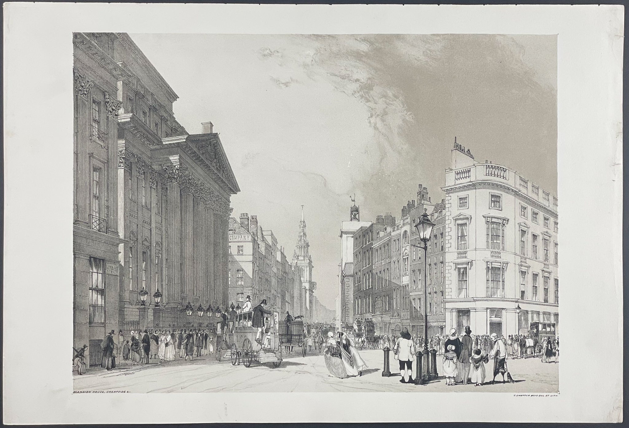 Mansion house, Cheapside, &c.