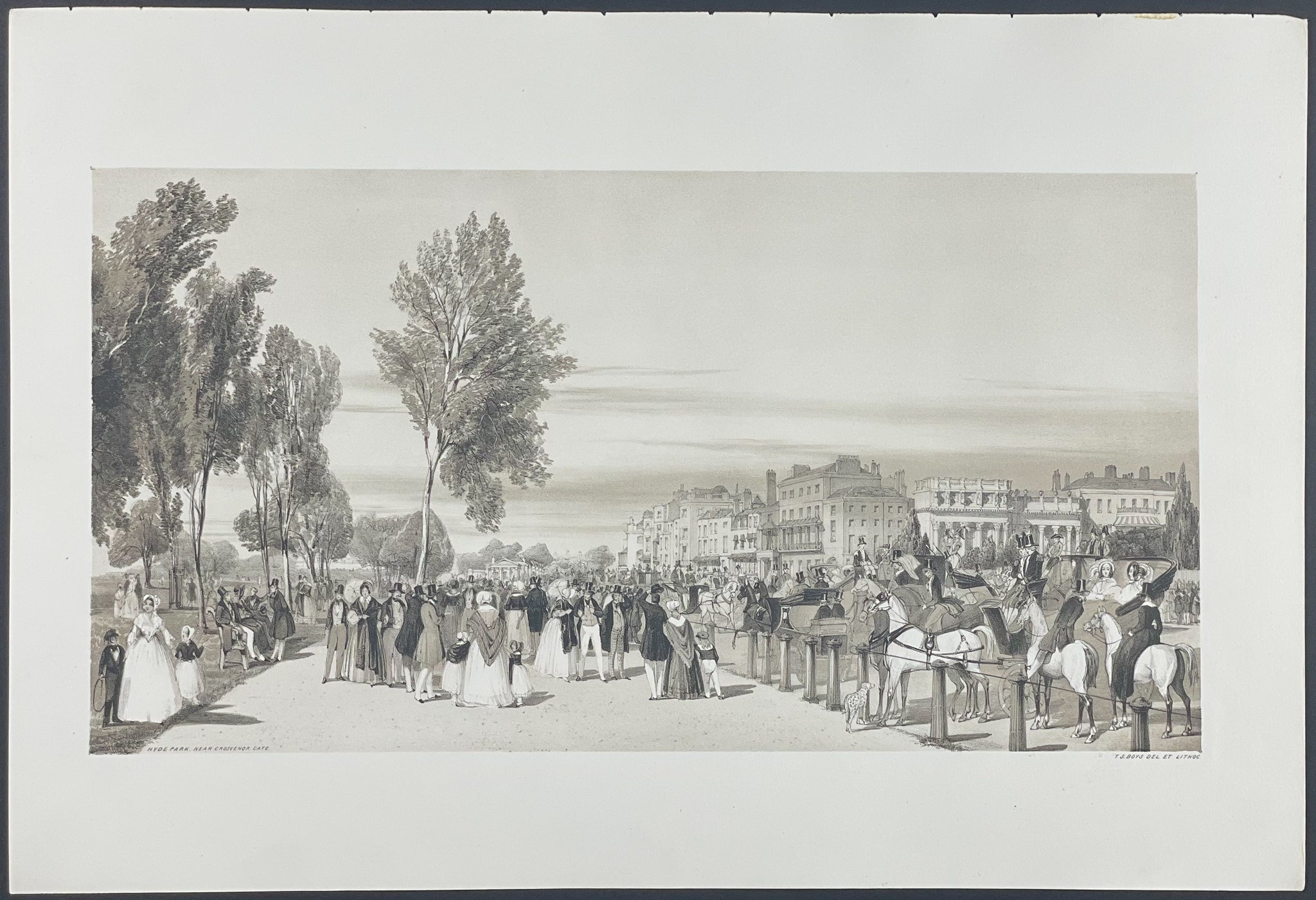 Hyde Park, near Grosvenor Gate