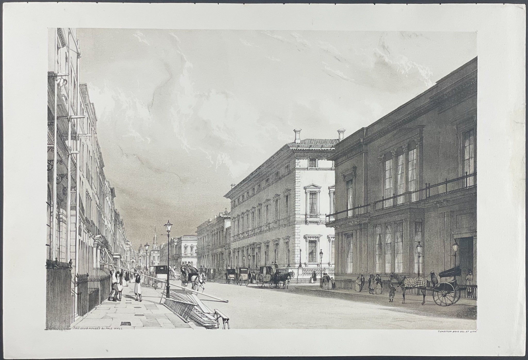 The Club-Houses, &c. Pall Mall