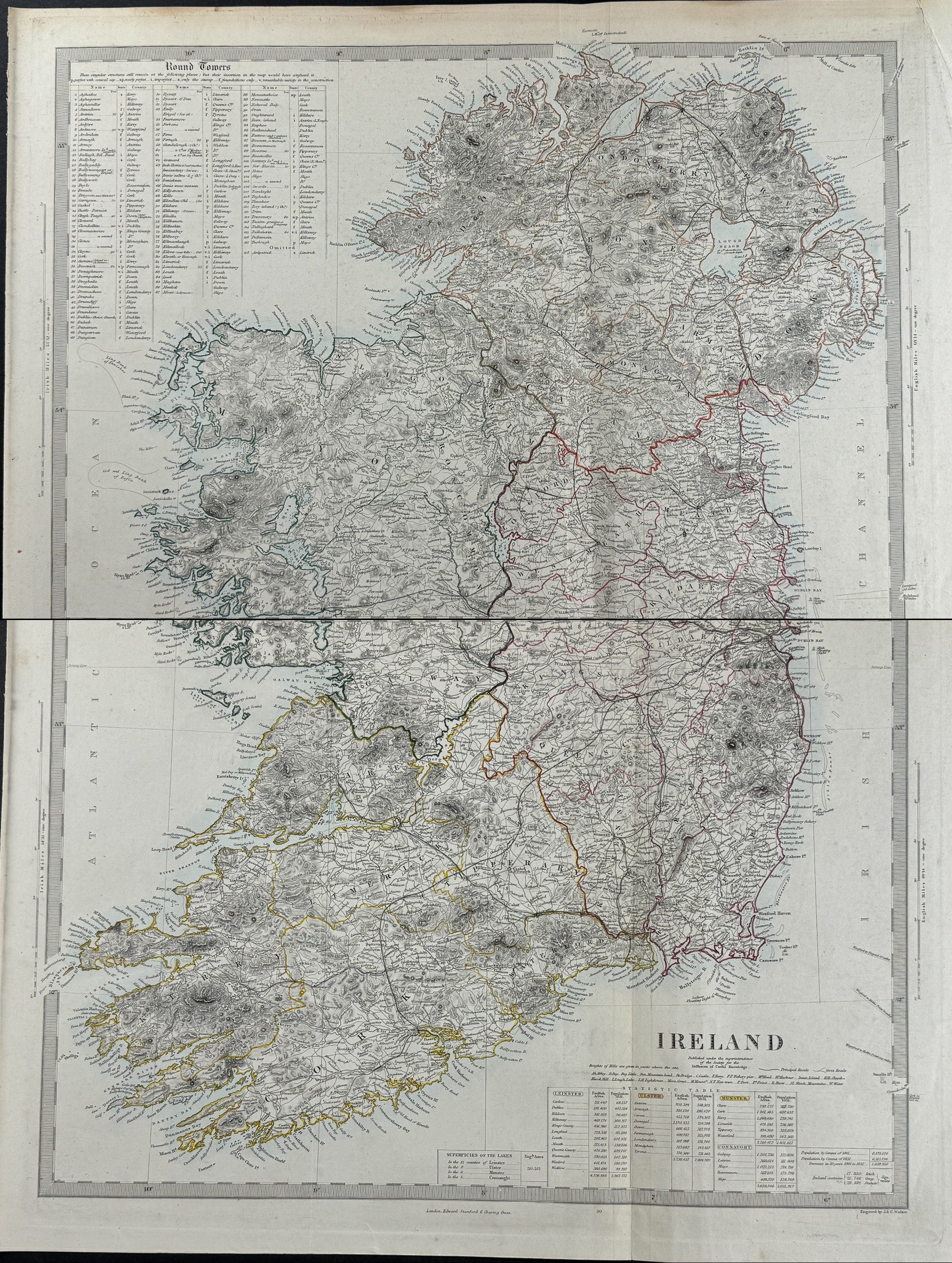 Map of Ireland (in two sheets)