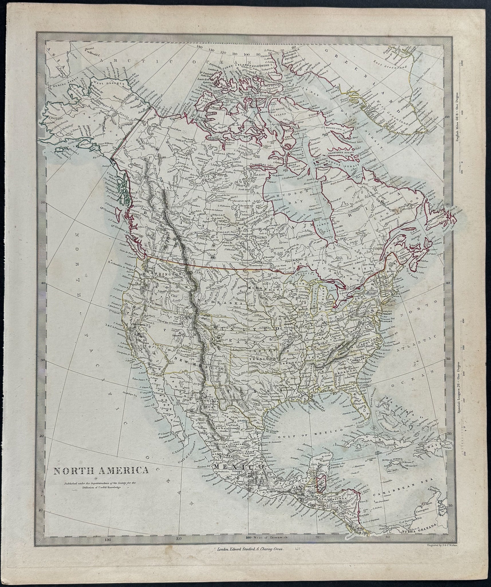 Map of North America