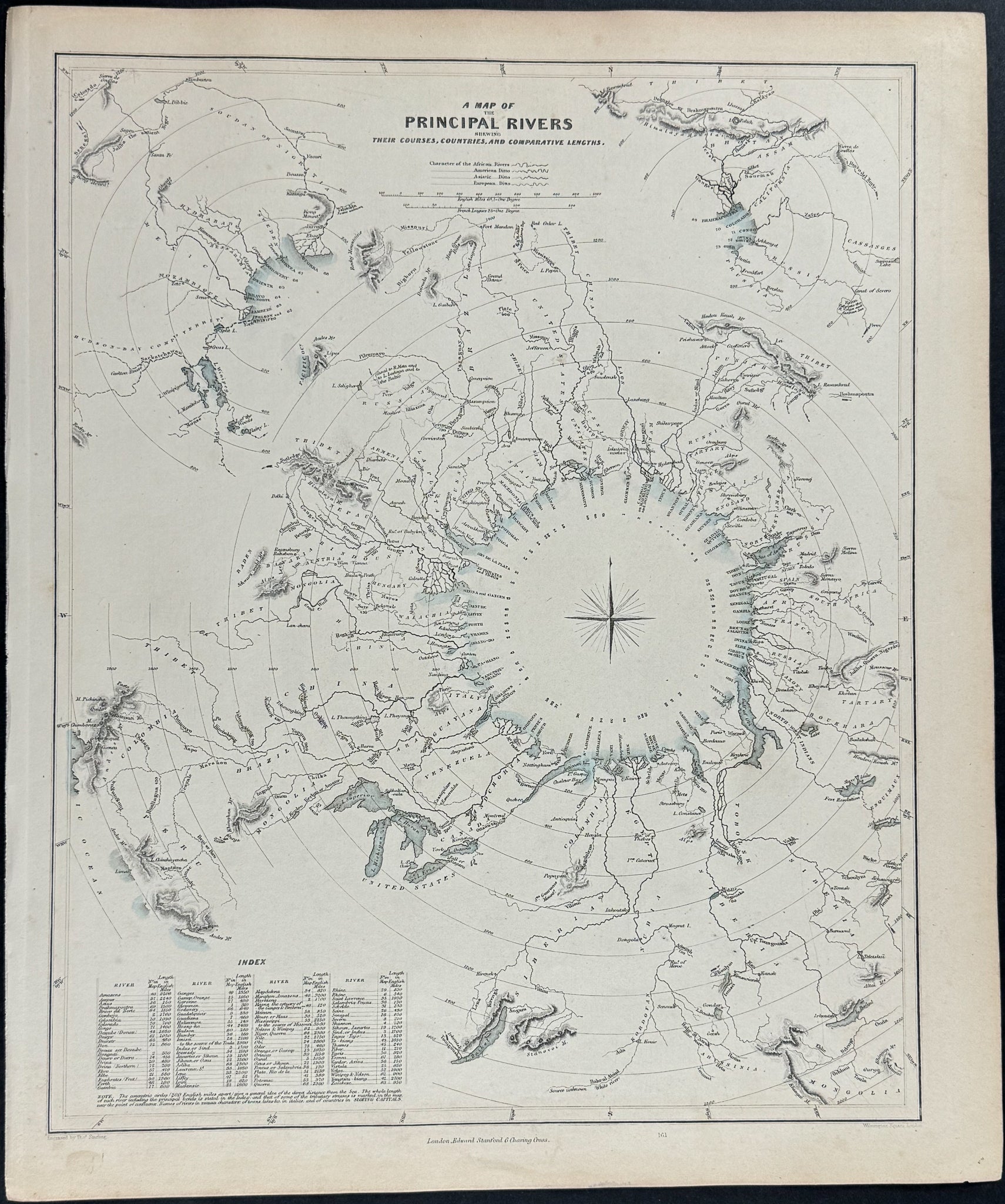 Map of the Principal Rivers