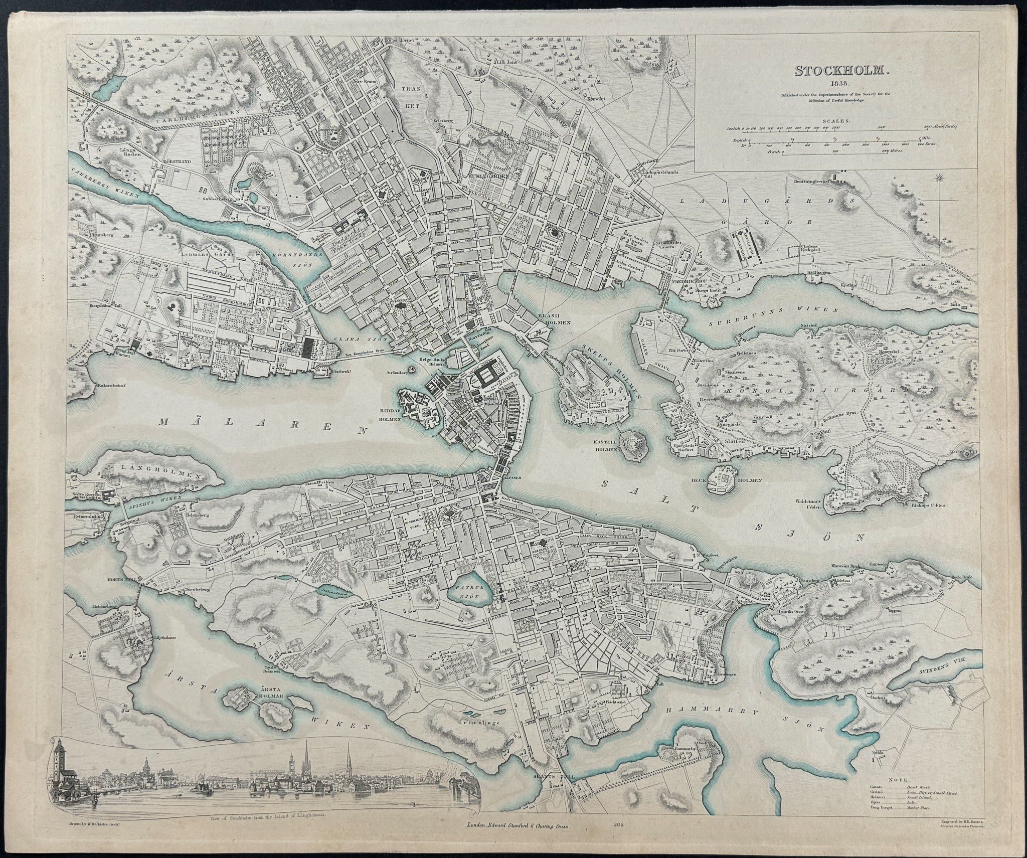 Map of Stockholm, Sweden
