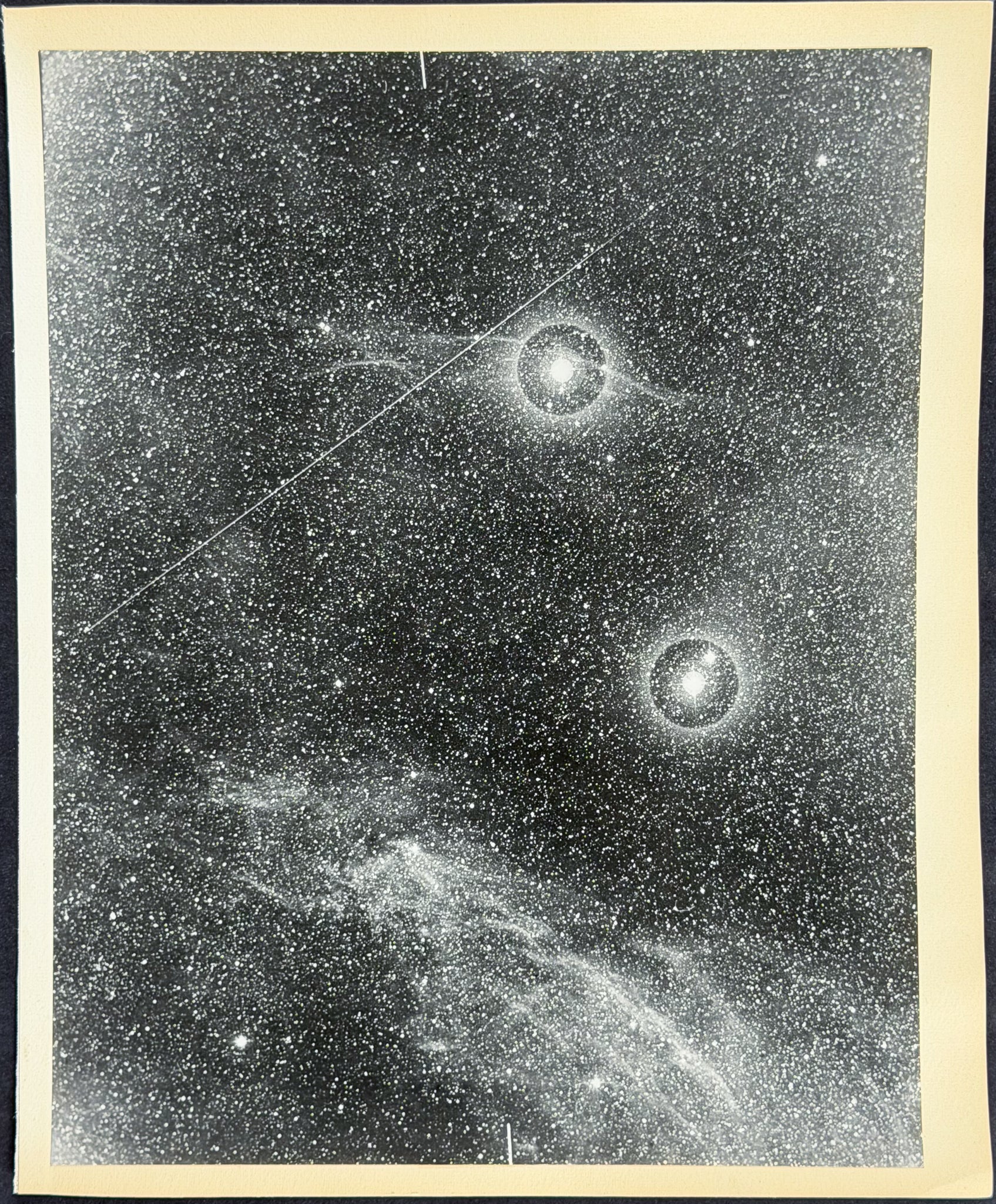 Gasous Dust Nebulae Photograph [Nebulae around a star in the constellation Cygnus]