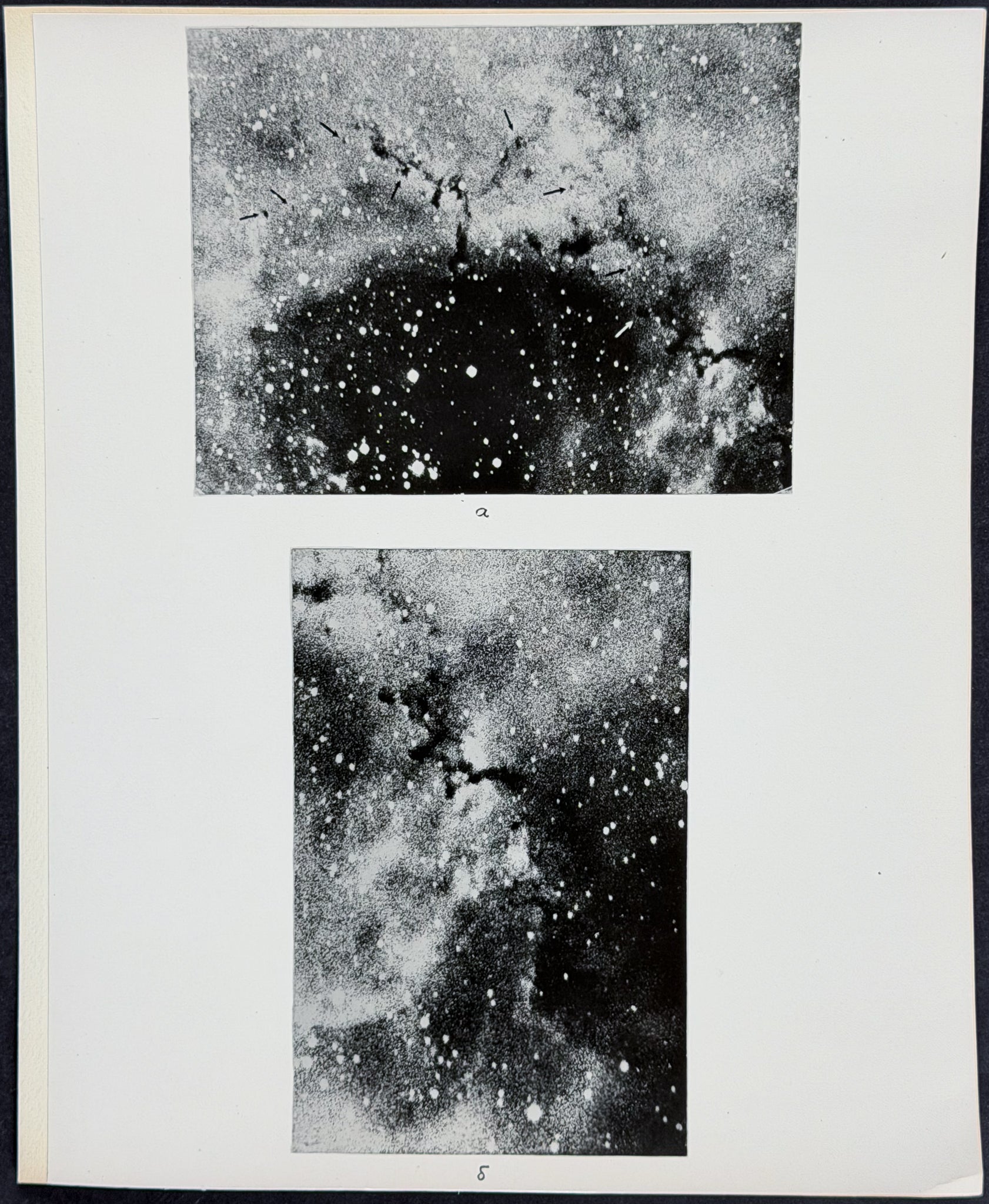 Gasous Dust Nebulae Photograph [The central part of the nebula NGC 2237-8-9 with globules and dark inclusions]