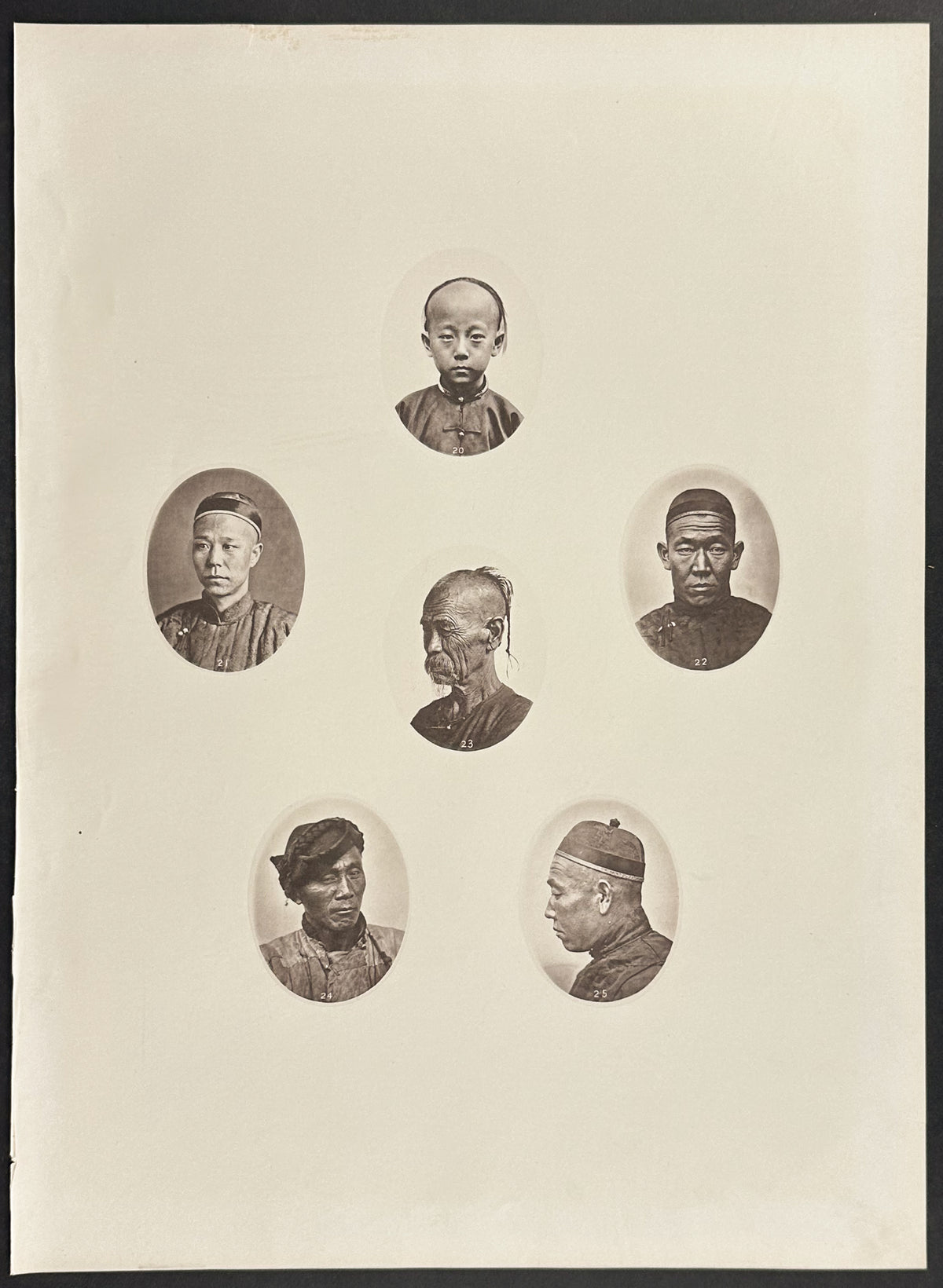 Male Heads, Chinese and Mongolian