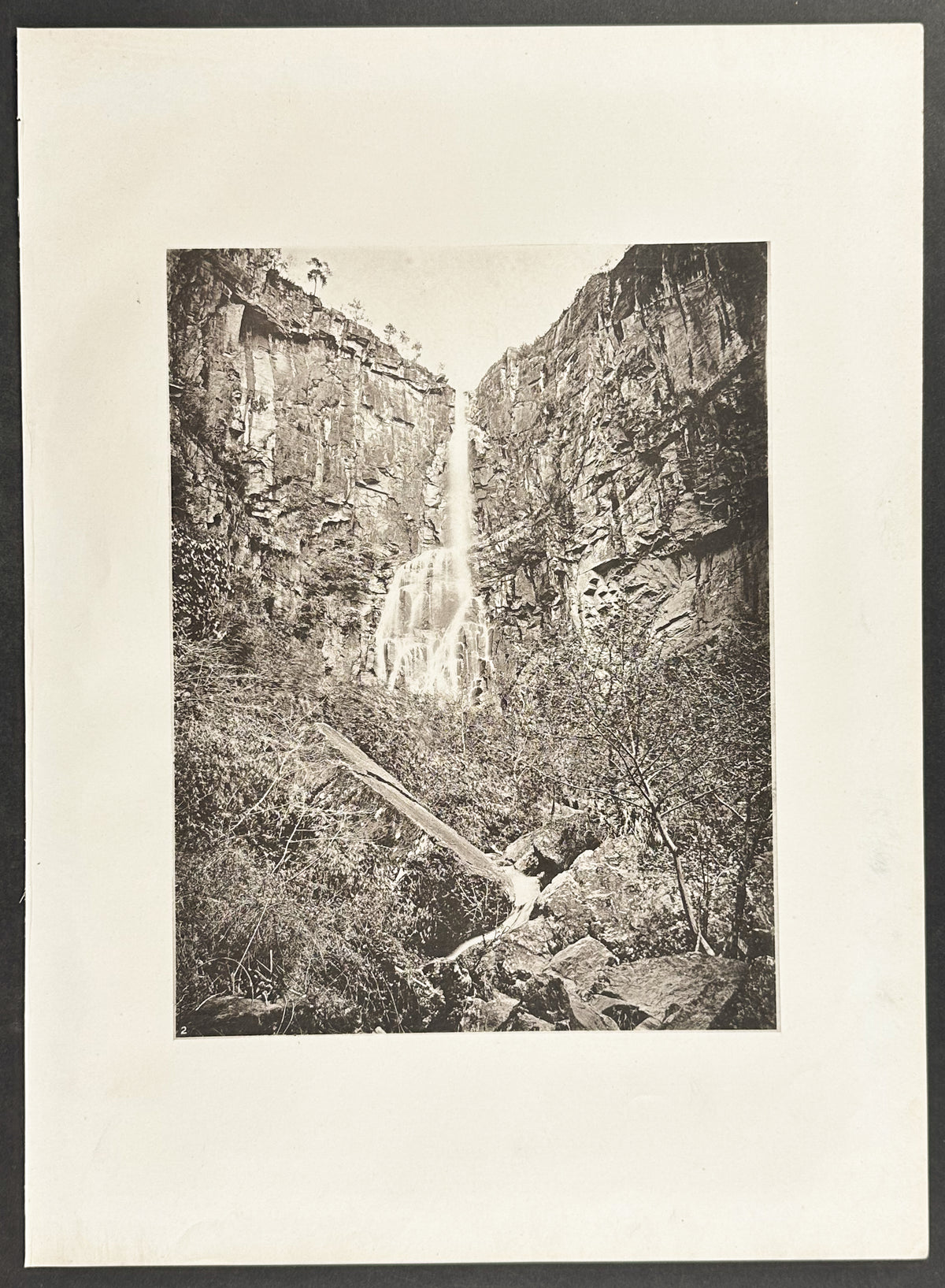 A Waterfall, Snowy Valley