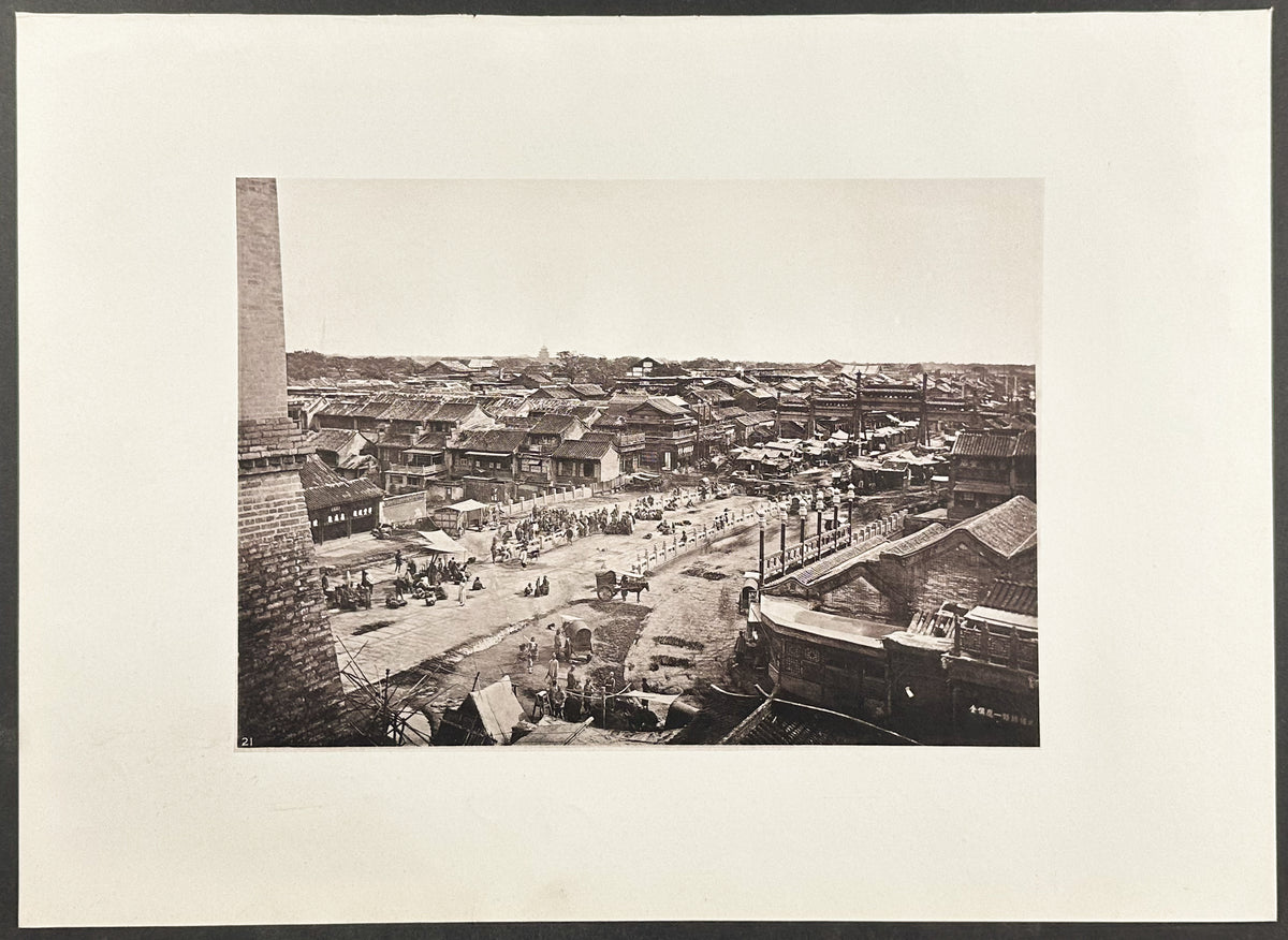 View of the Central Street in the Chinese Quarter of Peking