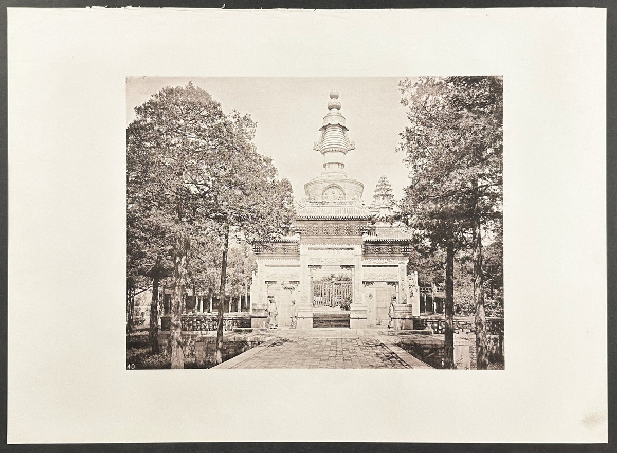 Cenotaph Erected to the Banjin Lama of Thibet