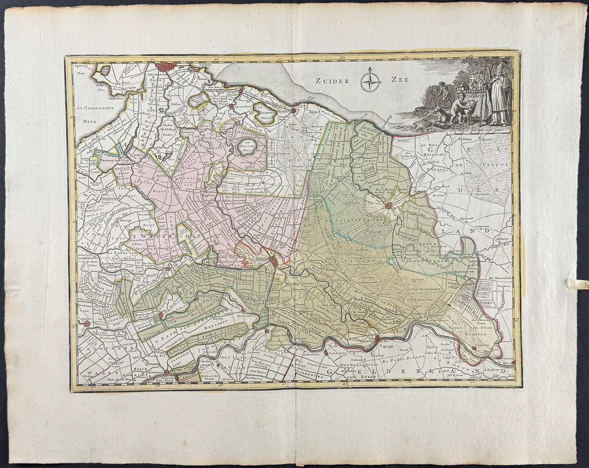 Map of Utrecht, Netherlands