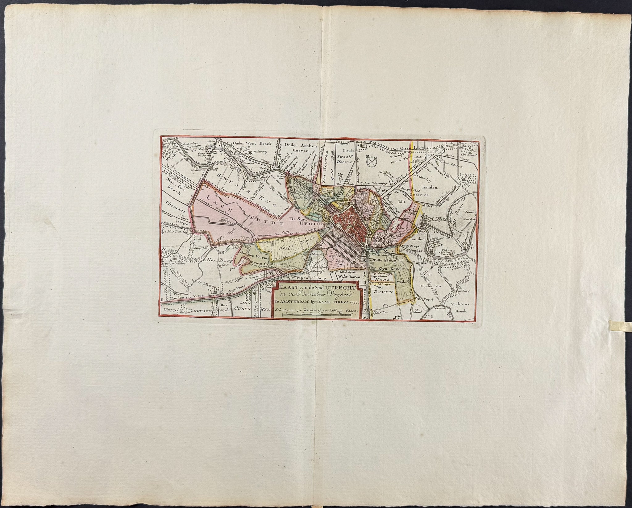 Map of Utrecht, Netherlands