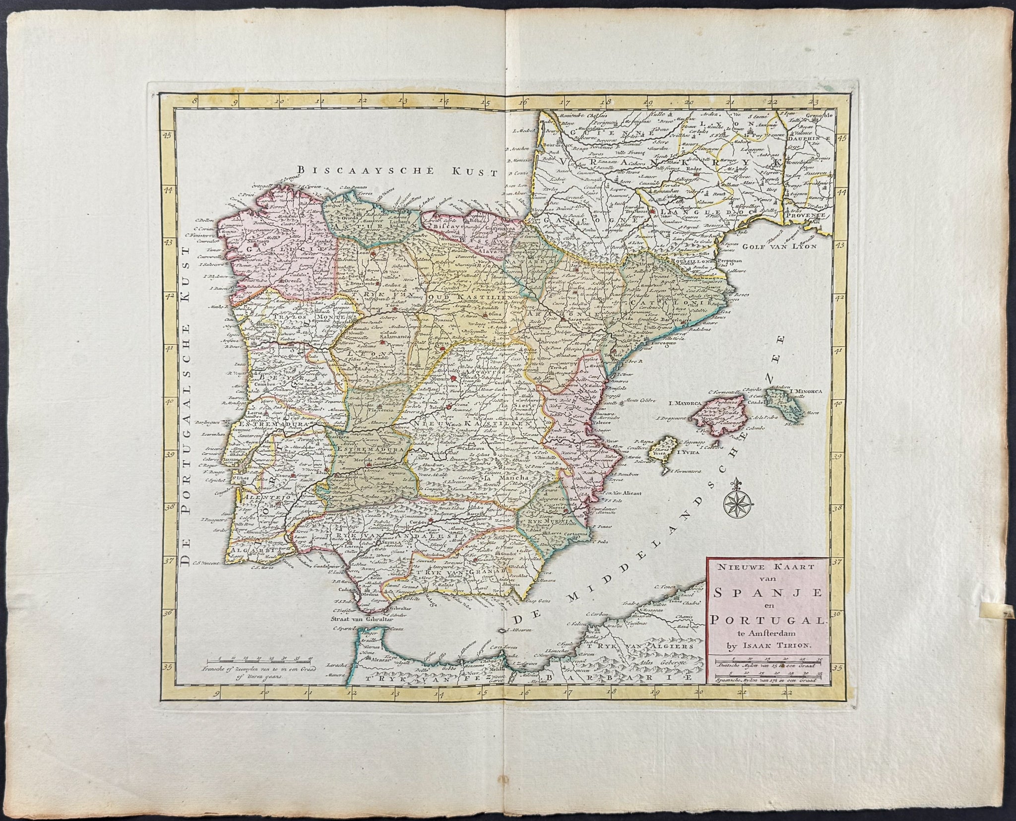 Map of Spain & Portugal