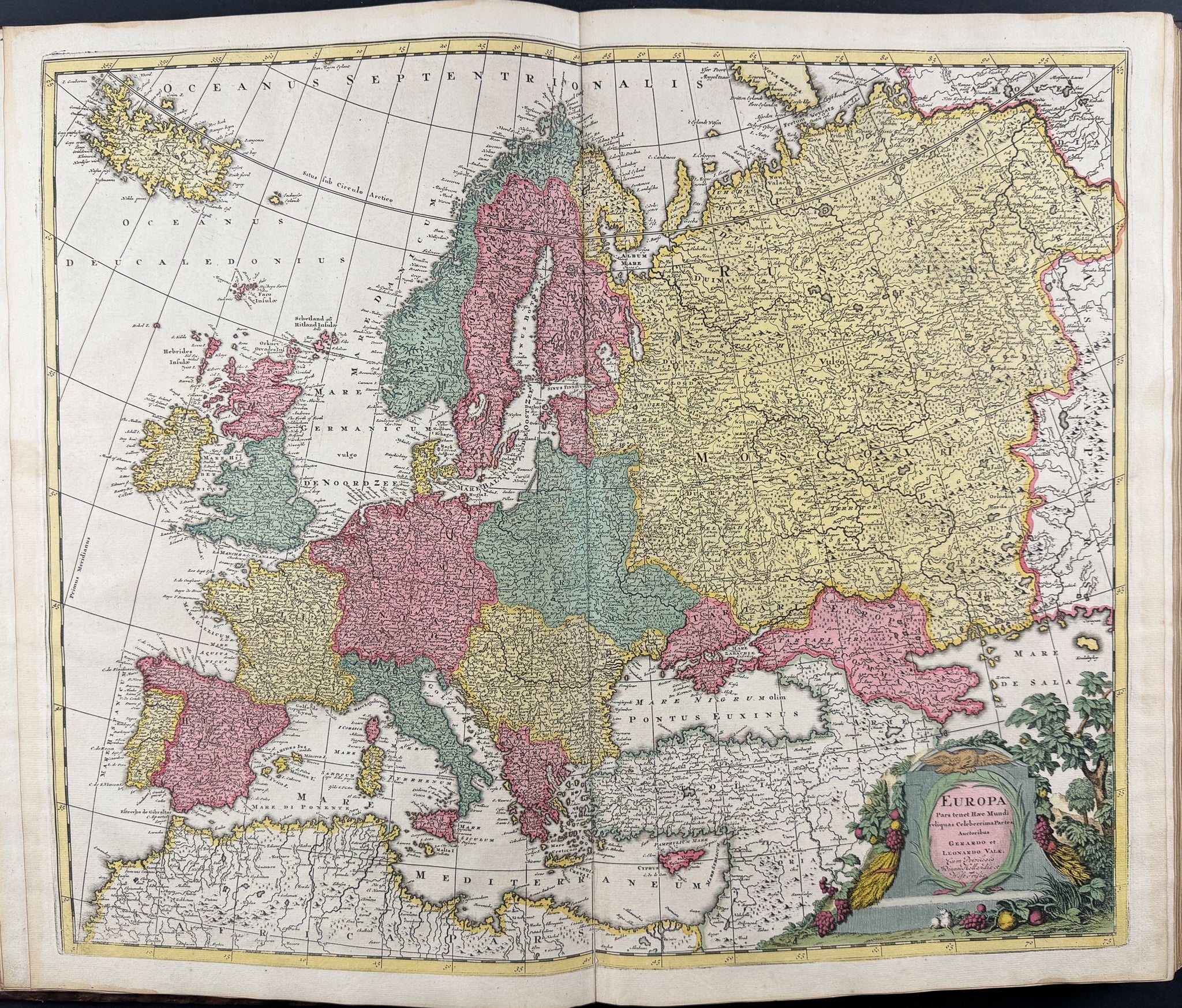 Valck, Schenk, & Cellarius's Composite Atlas - 2 Volumes with 168 Maps & Engravings