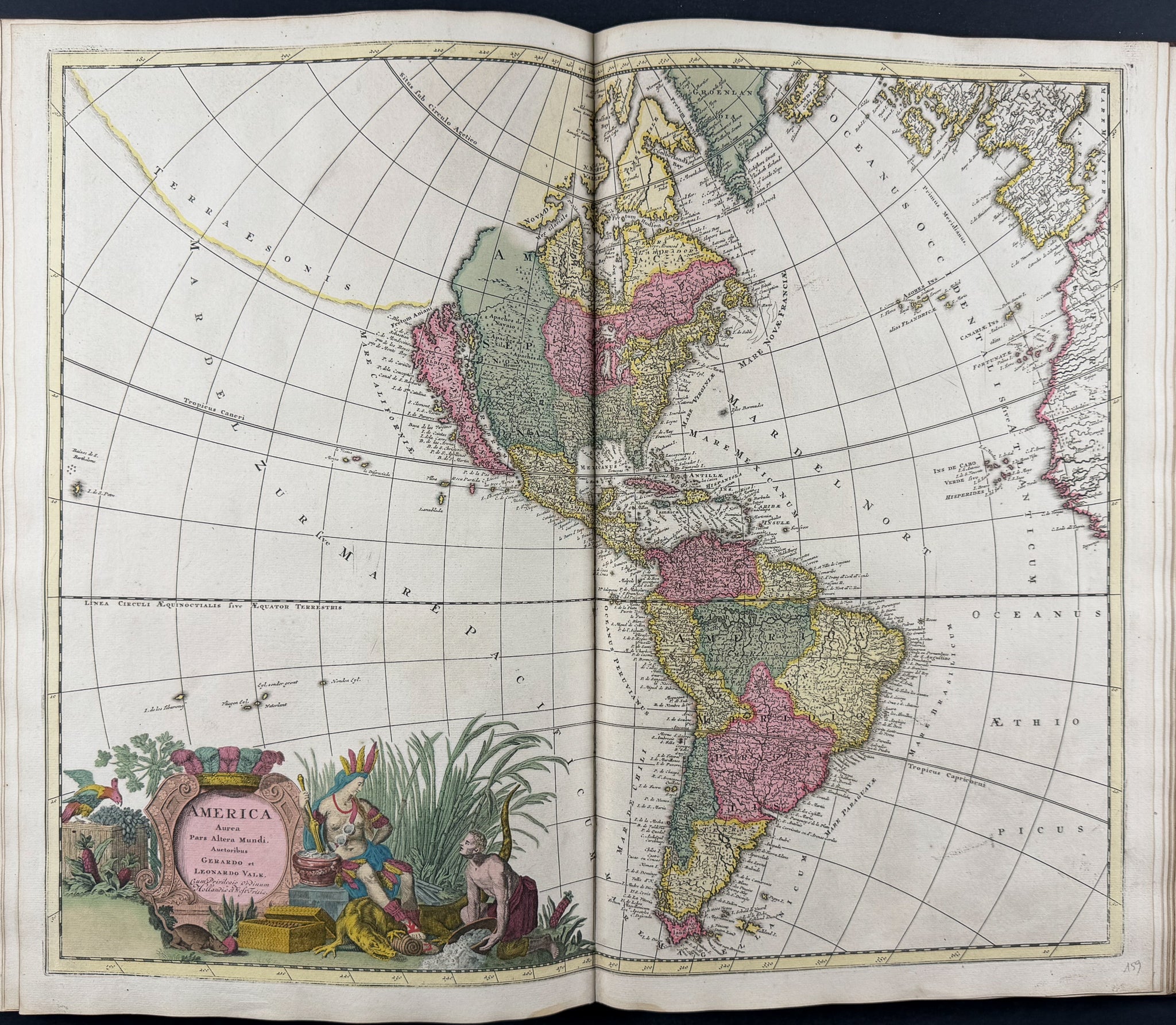 Valck, Schenk, & Cellarius's Composite Atlas - 2 Volumes with 168 Maps & Engravings