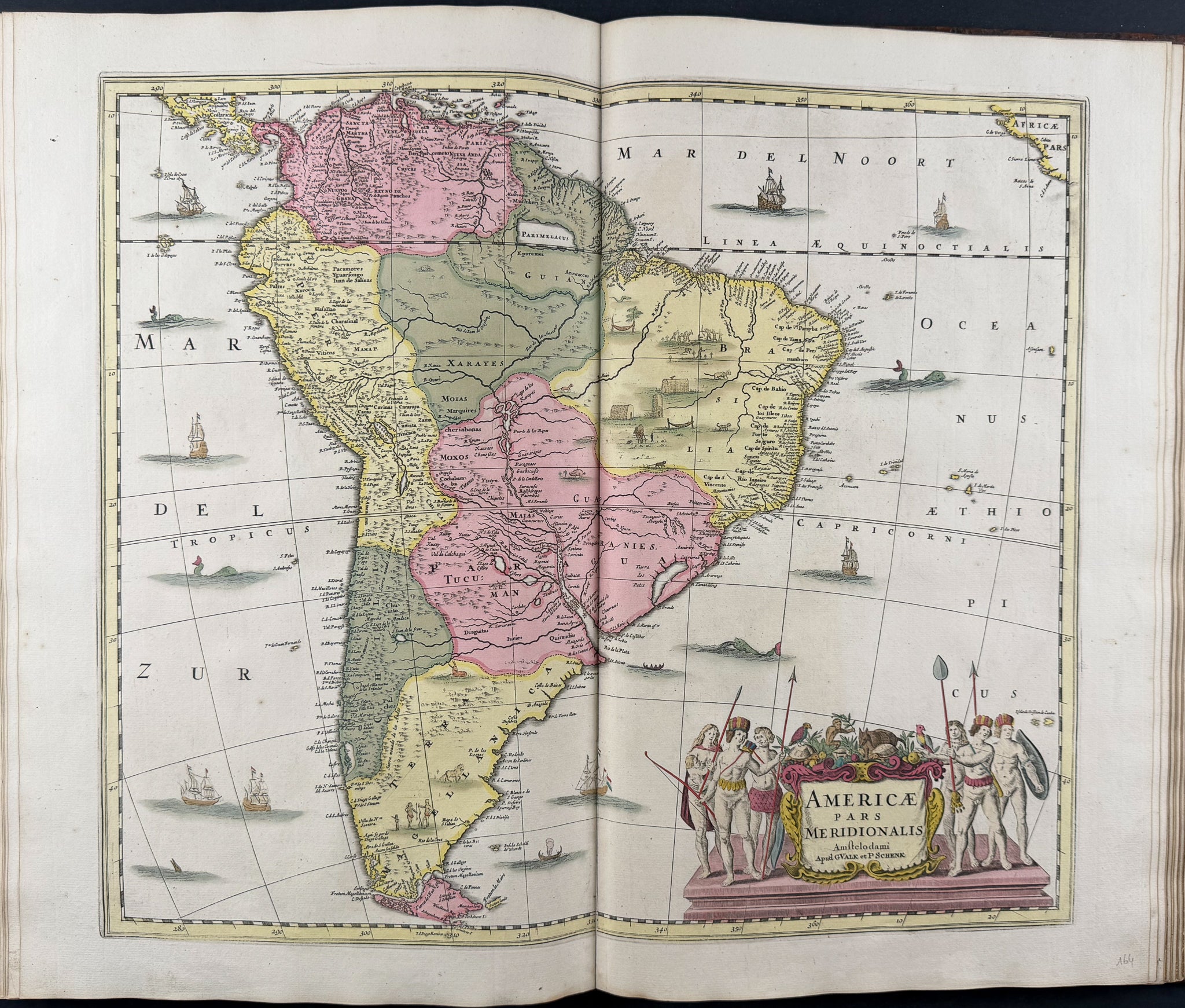 Valck, Schenk, & Cellarius's Composite Atlas - 2 Volumes with 168 Maps & Engravings