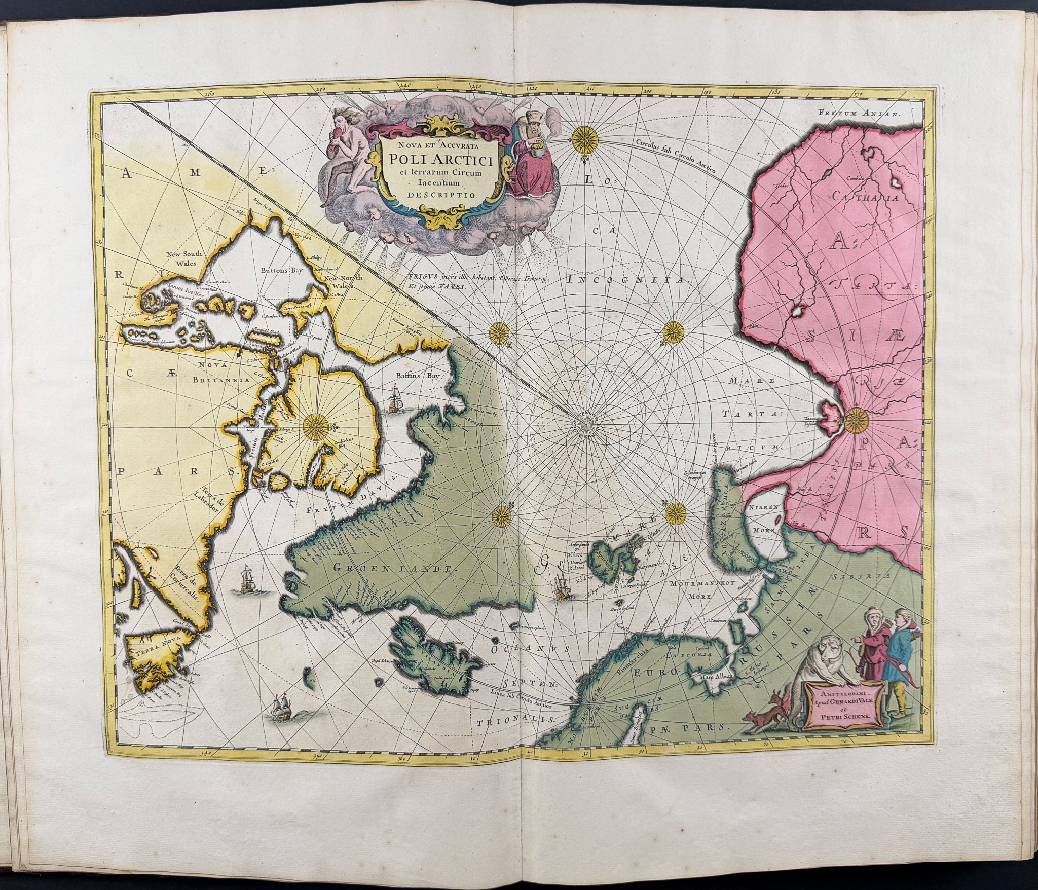 Valck, Schenk, & Cellarius's Composite Atlas - 2 Volumes with 168 Maps & Engravings