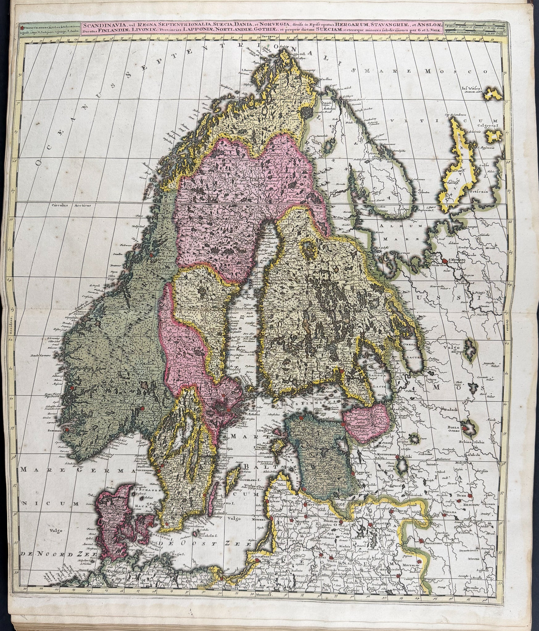 Valck, Schenk, & Cellarius's Composite Atlas - 2 Volumes with 168 Maps & Engravings