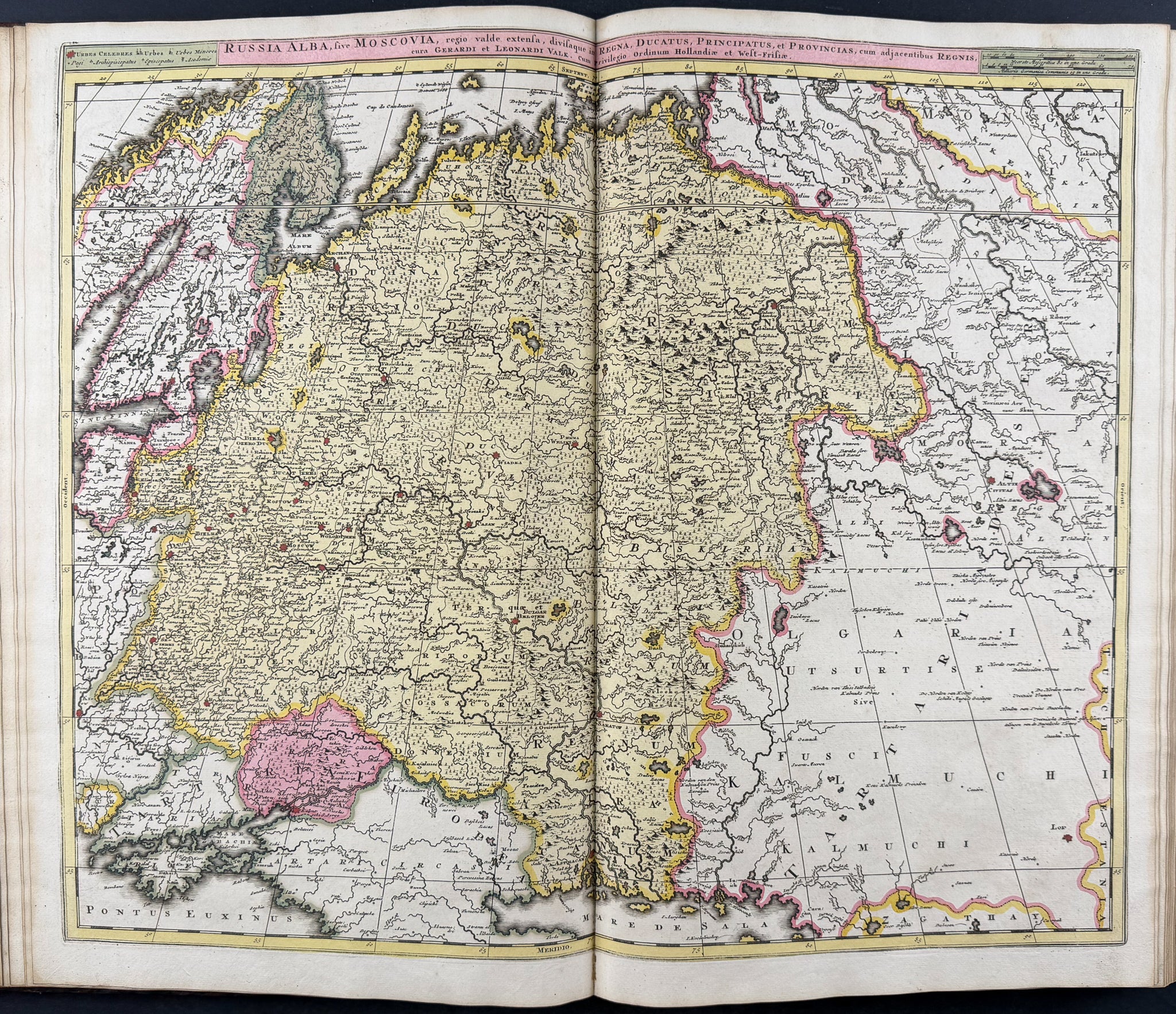Valck, Schenk, & Cellarius's Composite Atlas - 2 Volumes with 168 Maps & Engravings