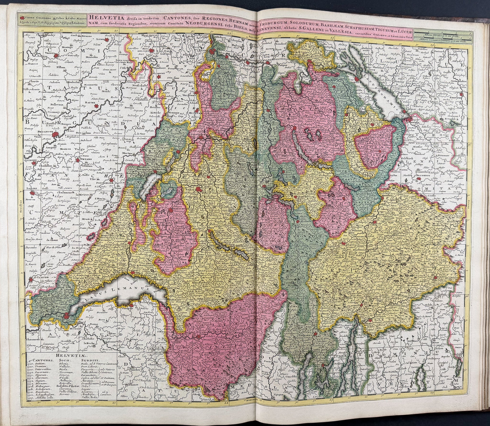 Valck, Schenk, & Cellarius's Composite Atlas - 2 Volumes with 168 Maps & Engravings