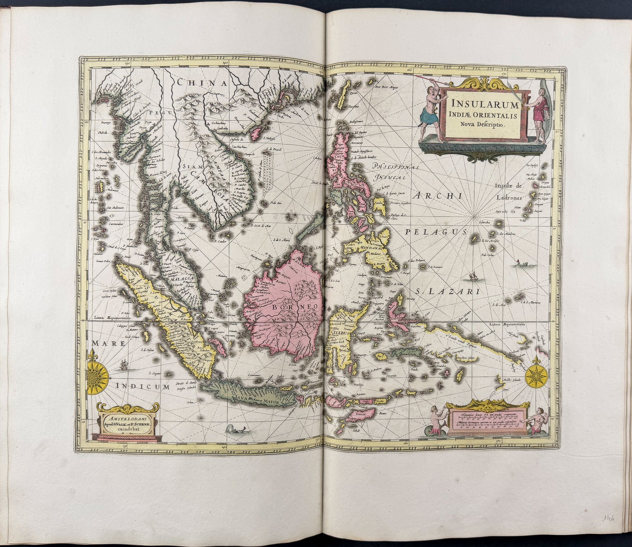 Valck, Schenk, & Cellarius's Composite Atlas - 2 Volumes with 168 Maps & Engravings