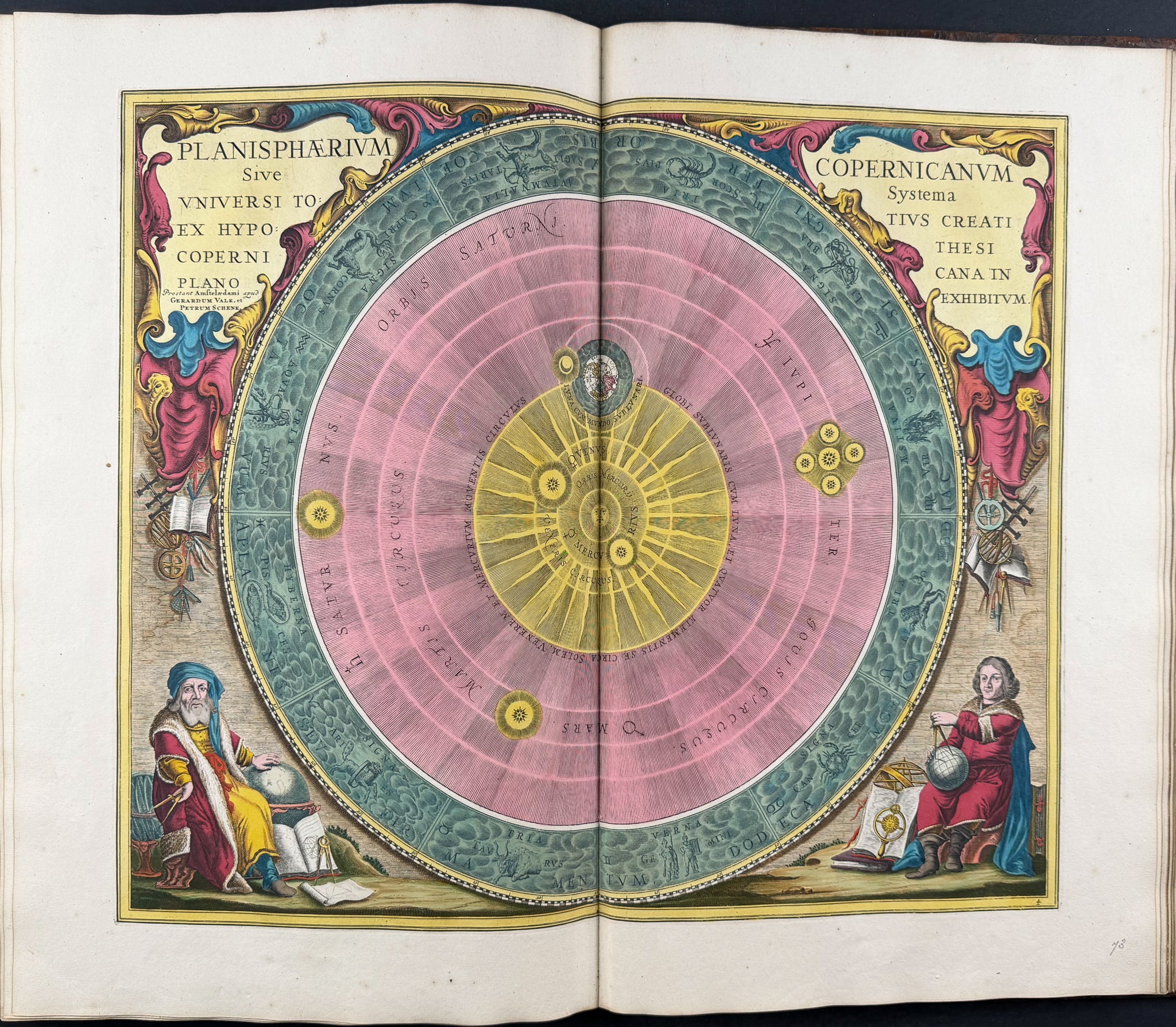 Valck, Schenk, & Cellarius's Composite Atlas - 2 Volumes with 168 Maps & Engravings
