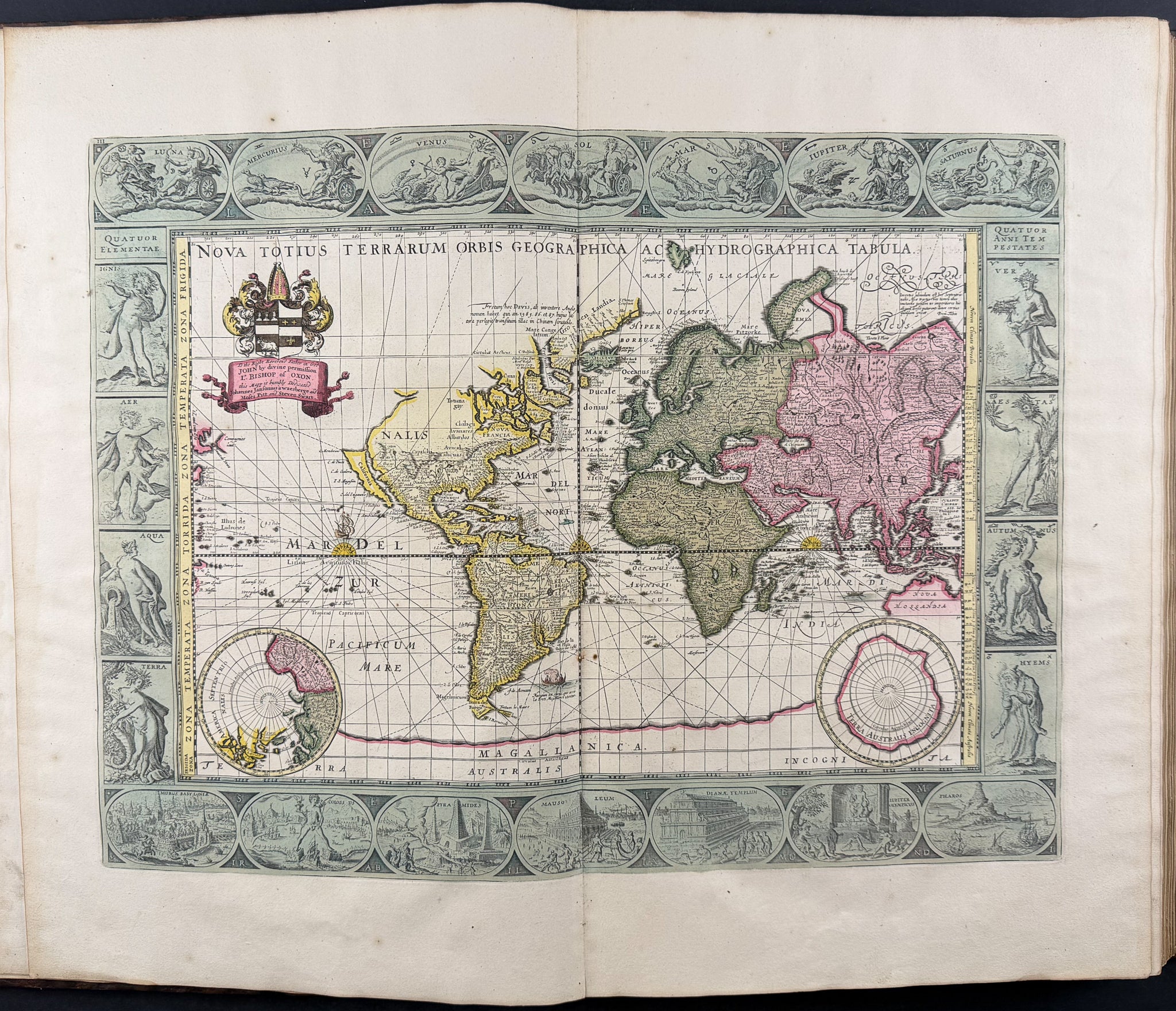 Valck, Schenk, & Cellarius's Composite Atlas - 2 Volumes with 168 Maps & Engravings