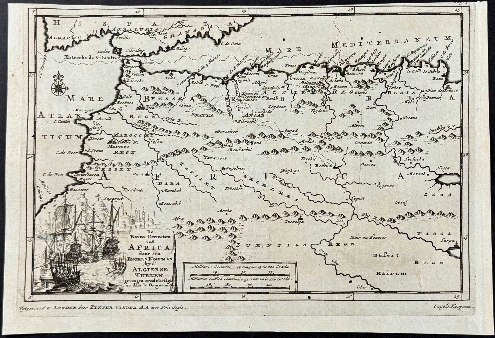 Map of Northern Africa: Barbary