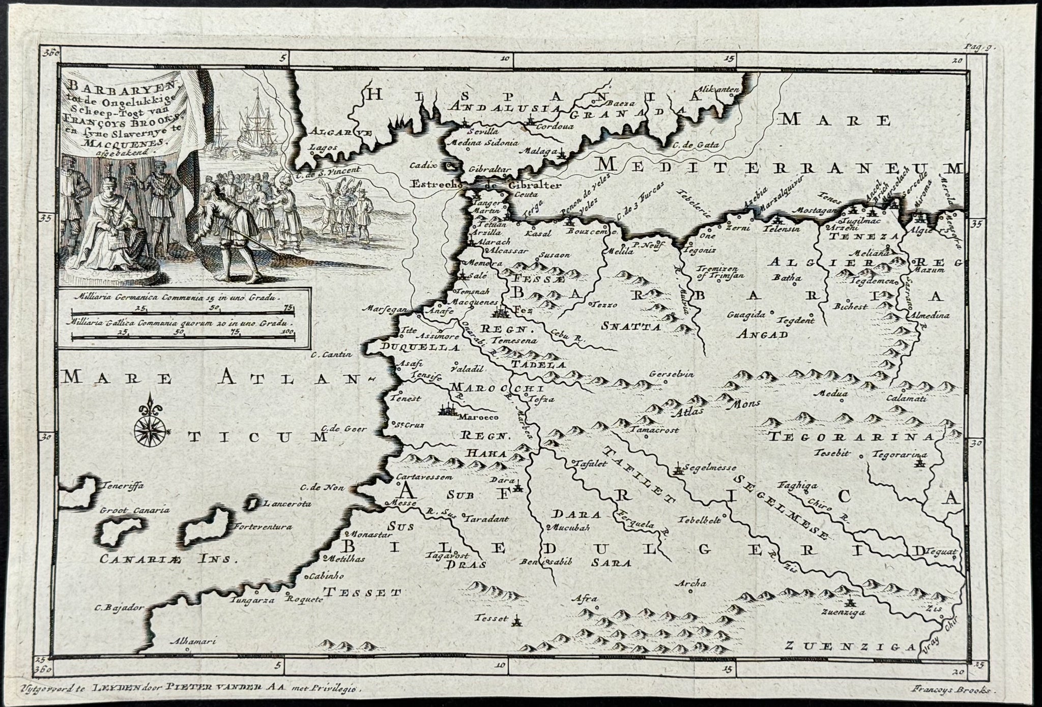 Map of Northern Africa: Barbary