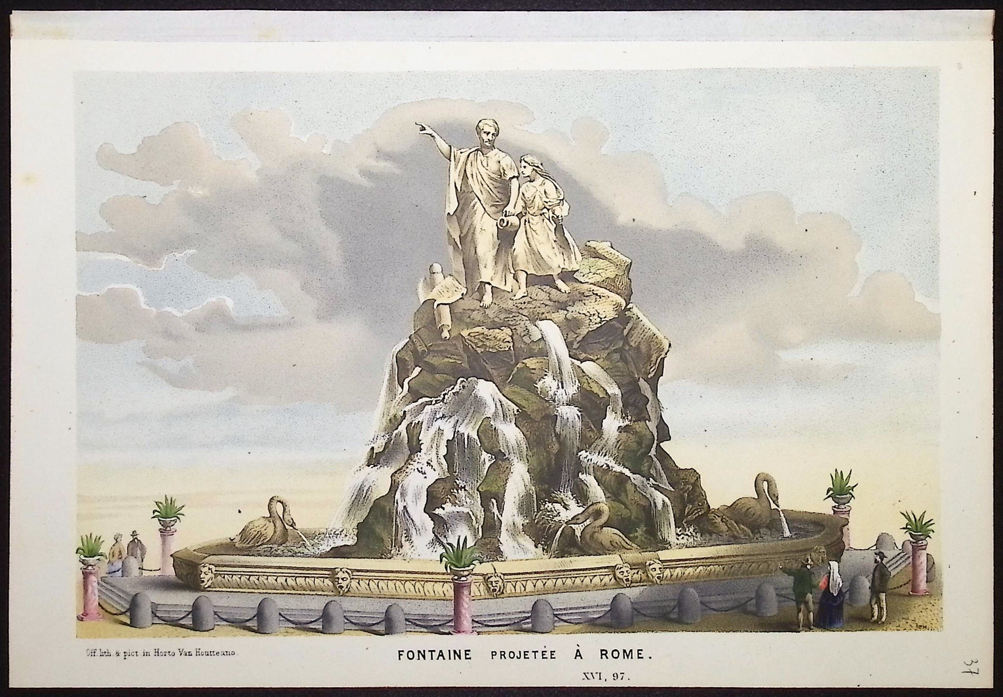 Fountain & Statues