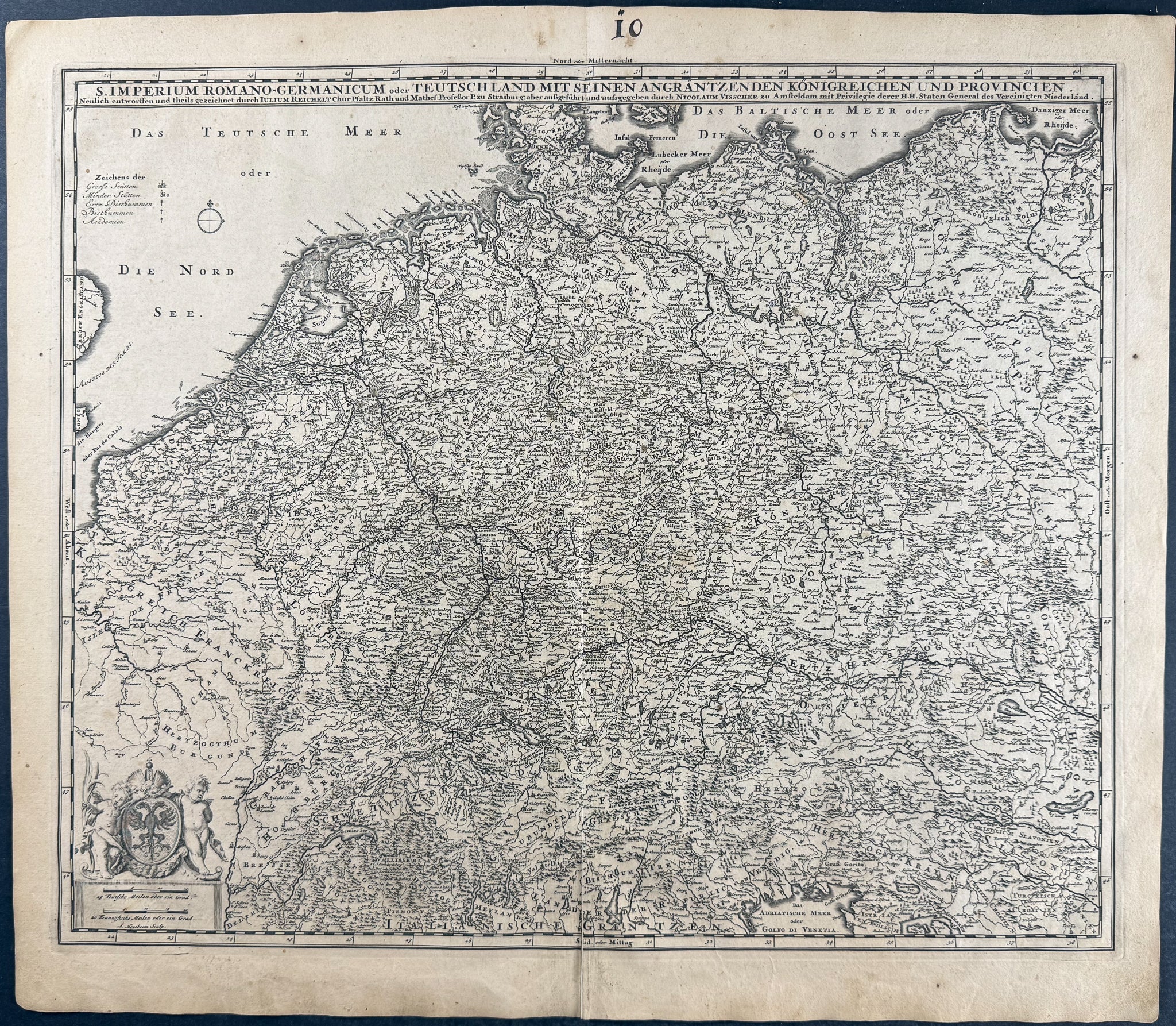 Map of Nothern Germany