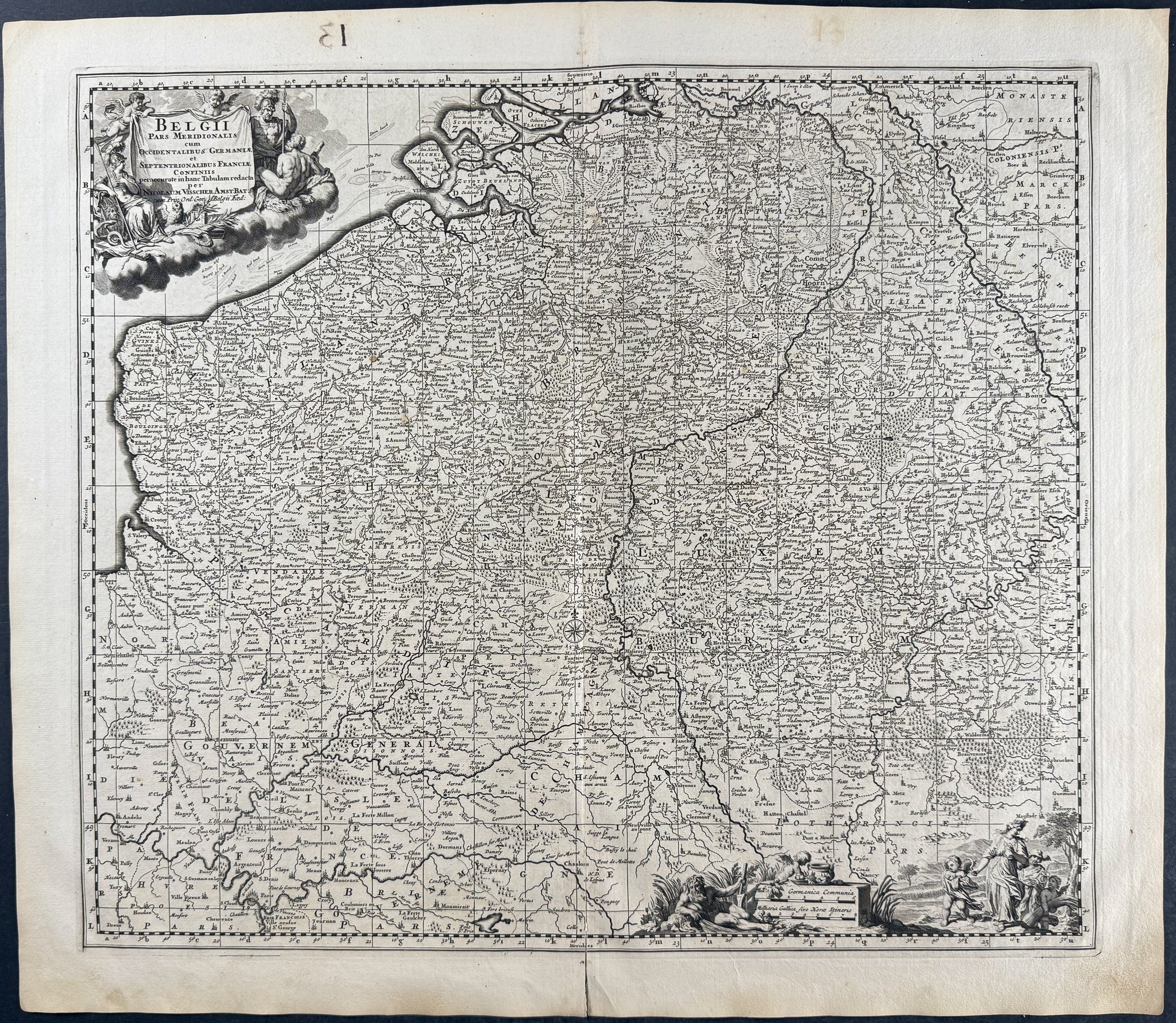 Map of Belgium