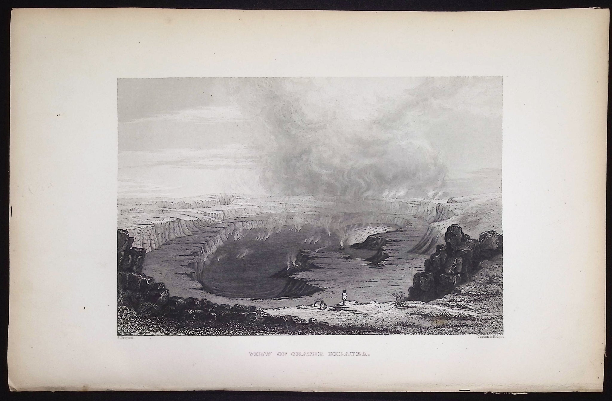 View of Crater Kilauea (Hawaii)