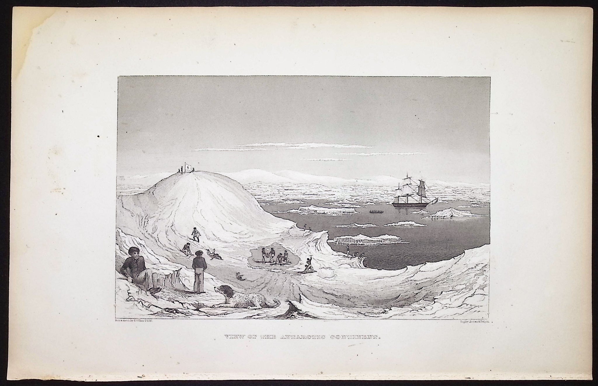 View of the Antarctic Continent