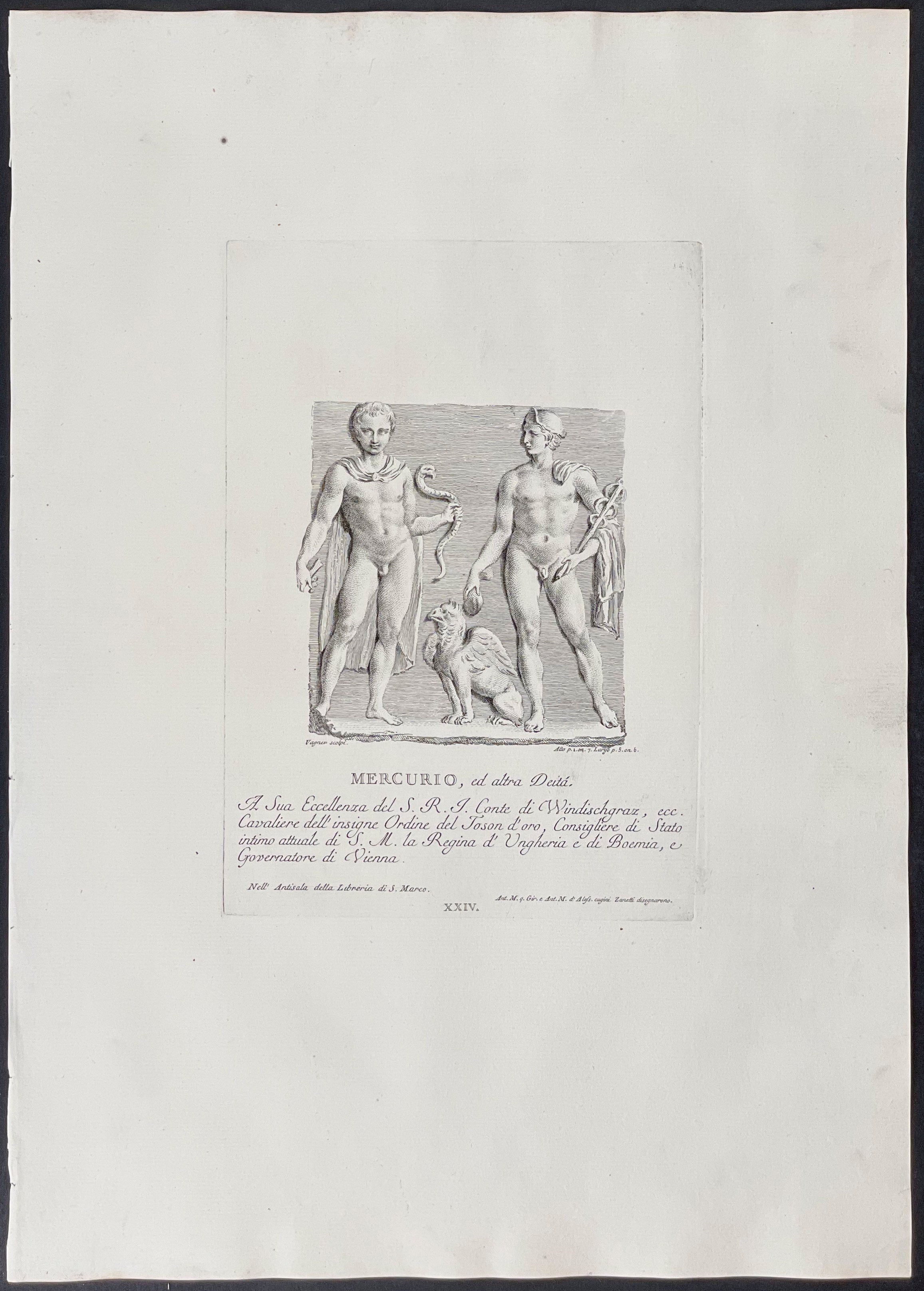 Statue of Mercurio, ed altra Deita