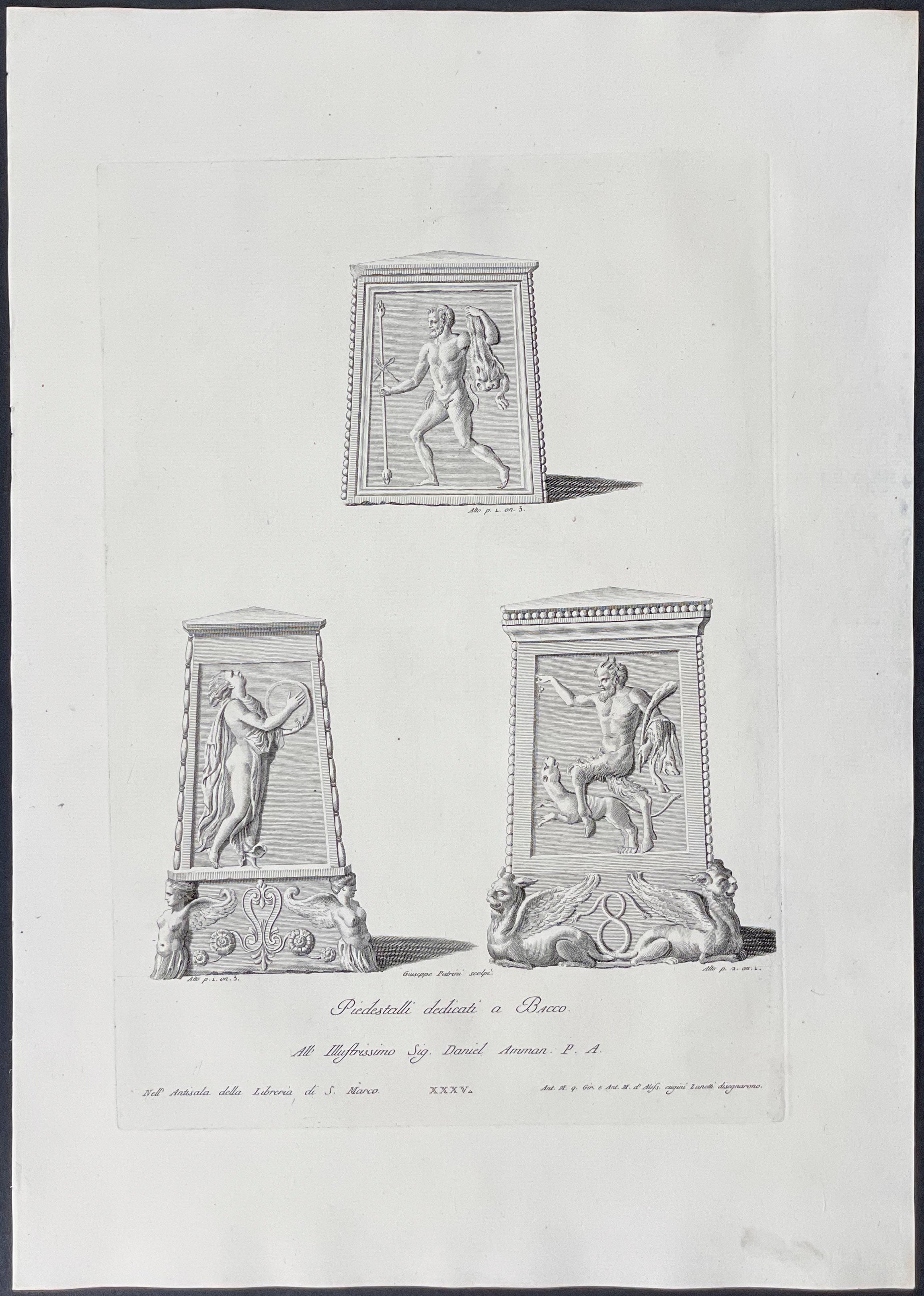 Statue of Piedestalli dedicati a Bacco