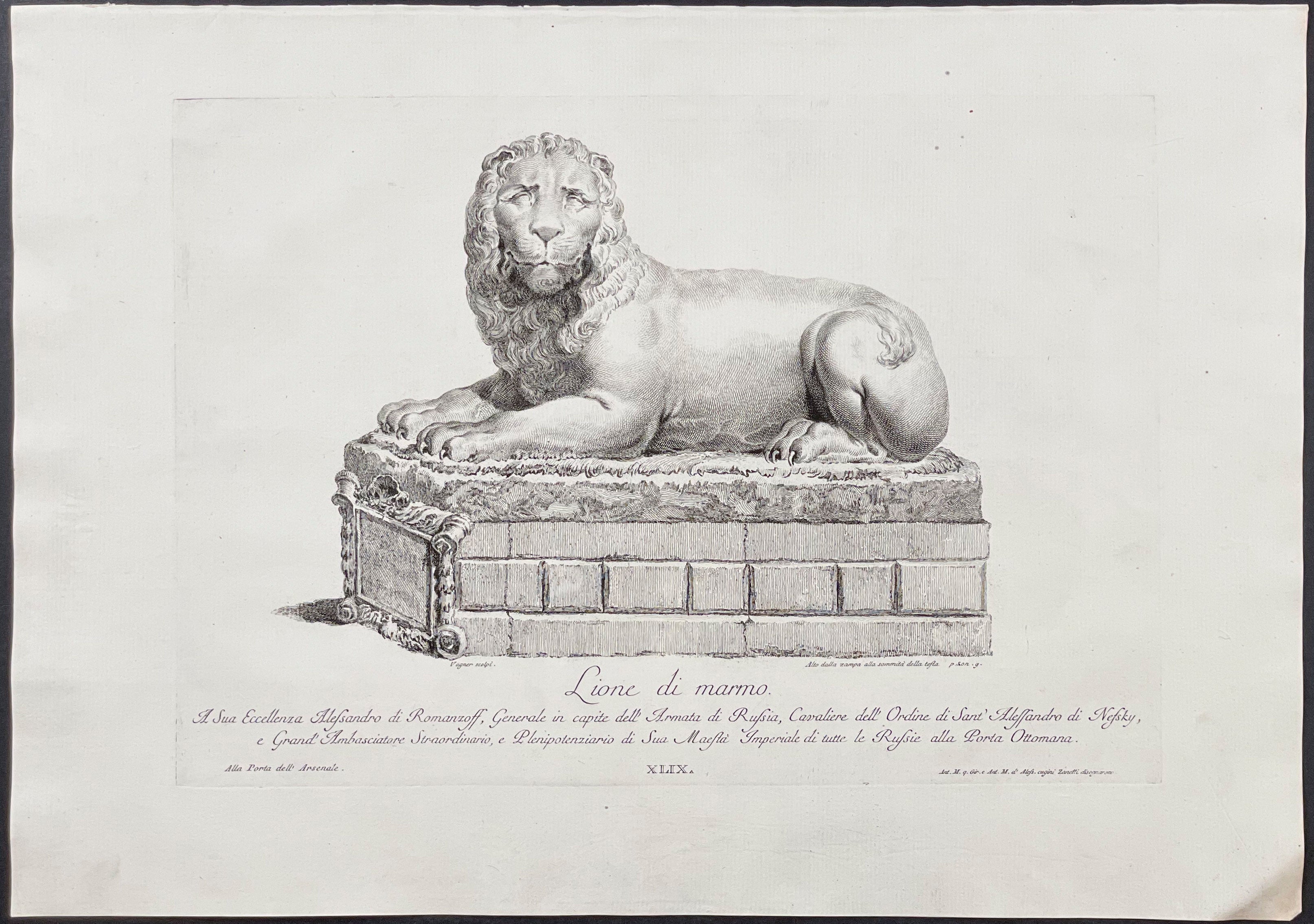 Statue of Lione di Marmo