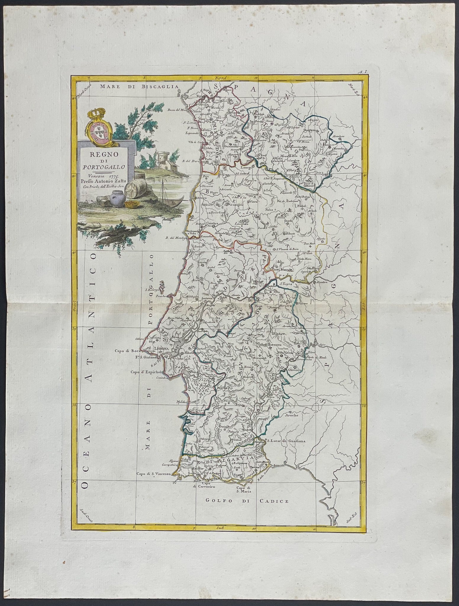Map of Portugal